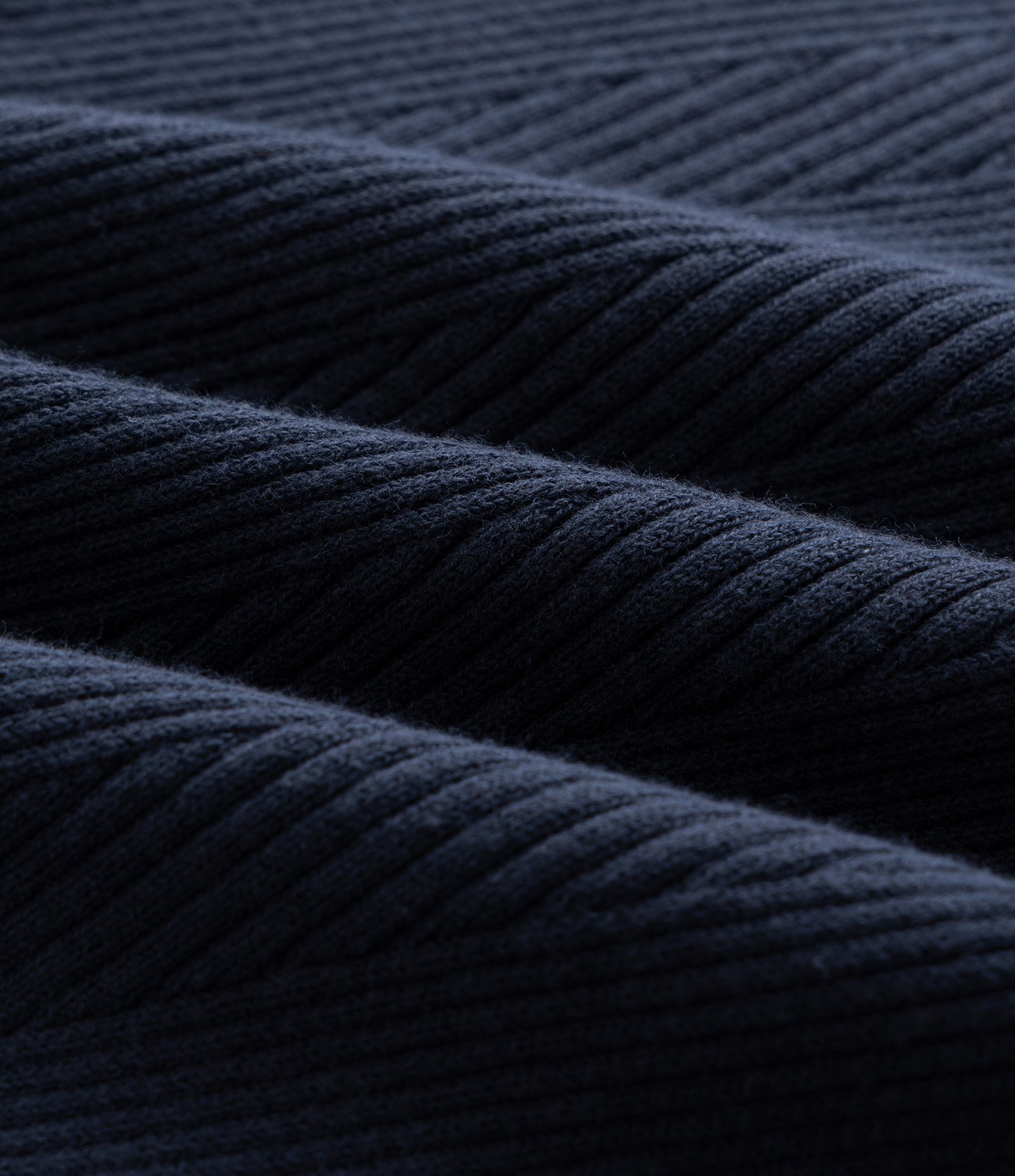 Camiseta Slim em Algodão com Textura e Manga Curta Azul 3