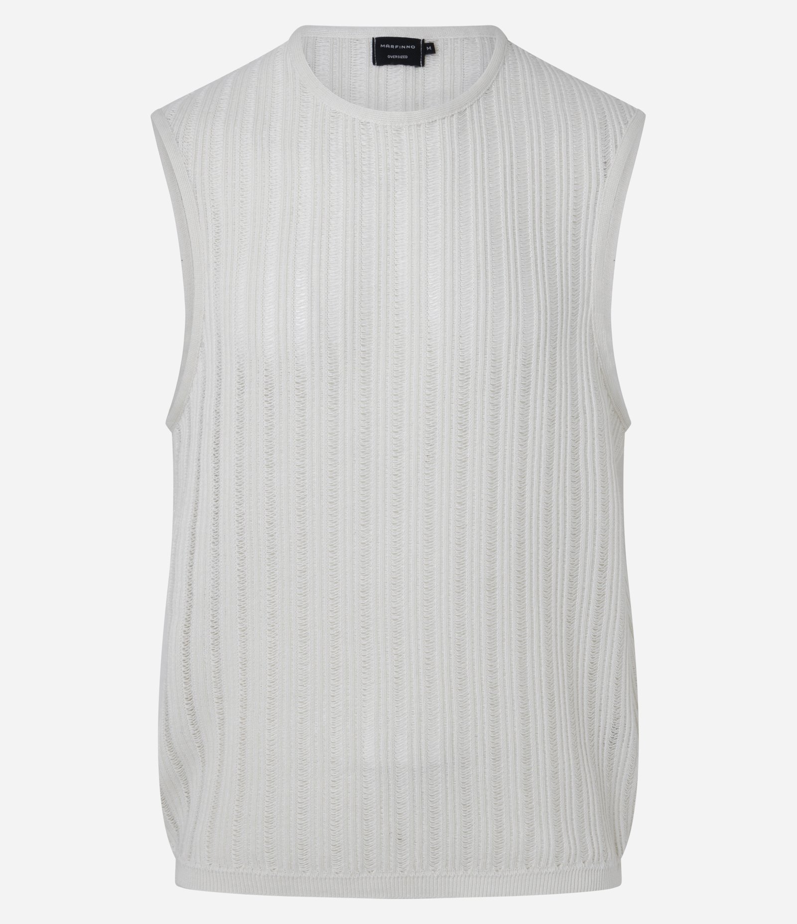 Regata Machão Oversized com Textura Branco 6