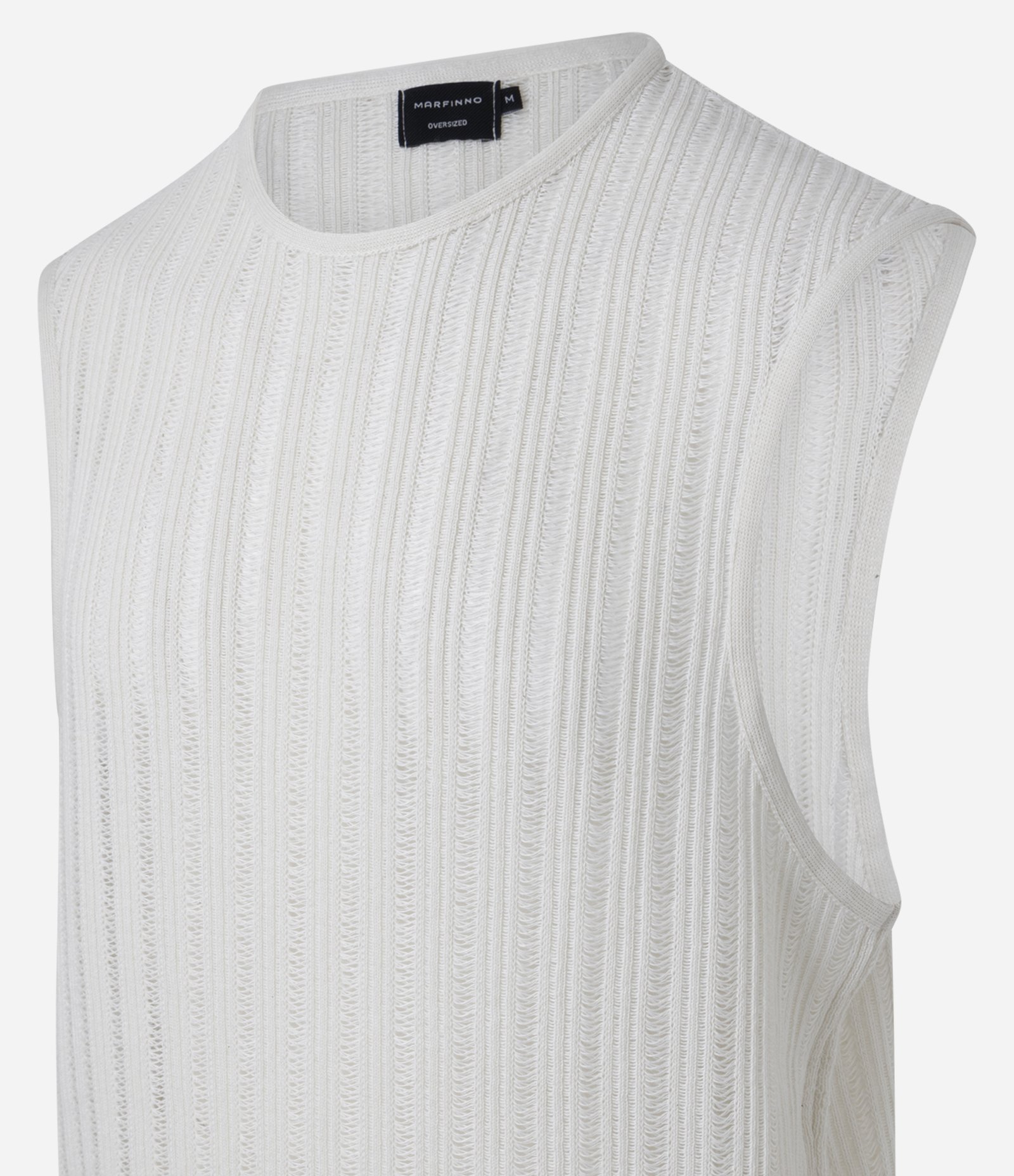 Regata Machão Oversized com Textura Branco 7