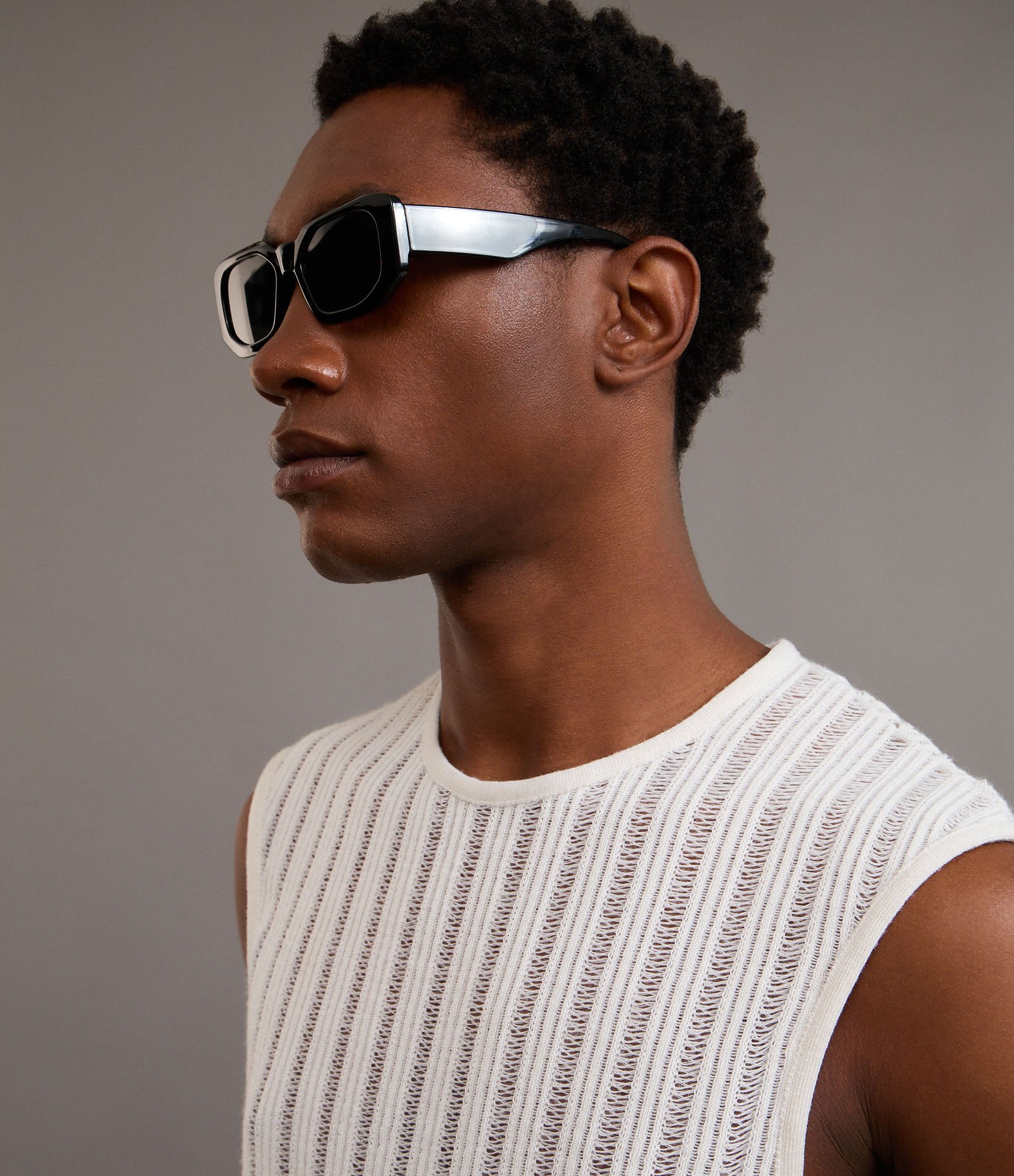 Regata Machão Oversized com Textura Branco 5