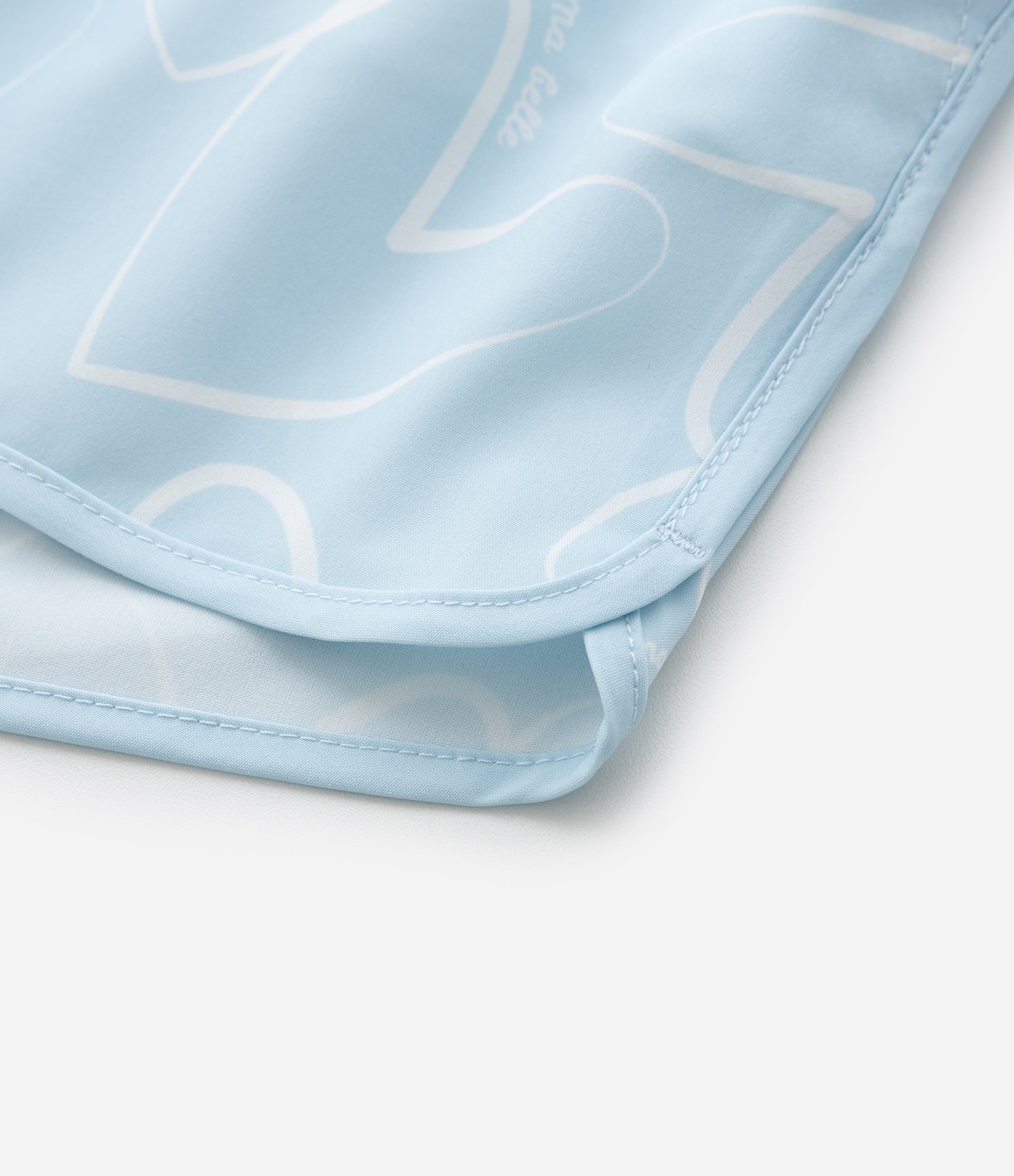 Short Infantil com Estampa de Corações – Tam 5 a 14 Anos Azul Claro 6