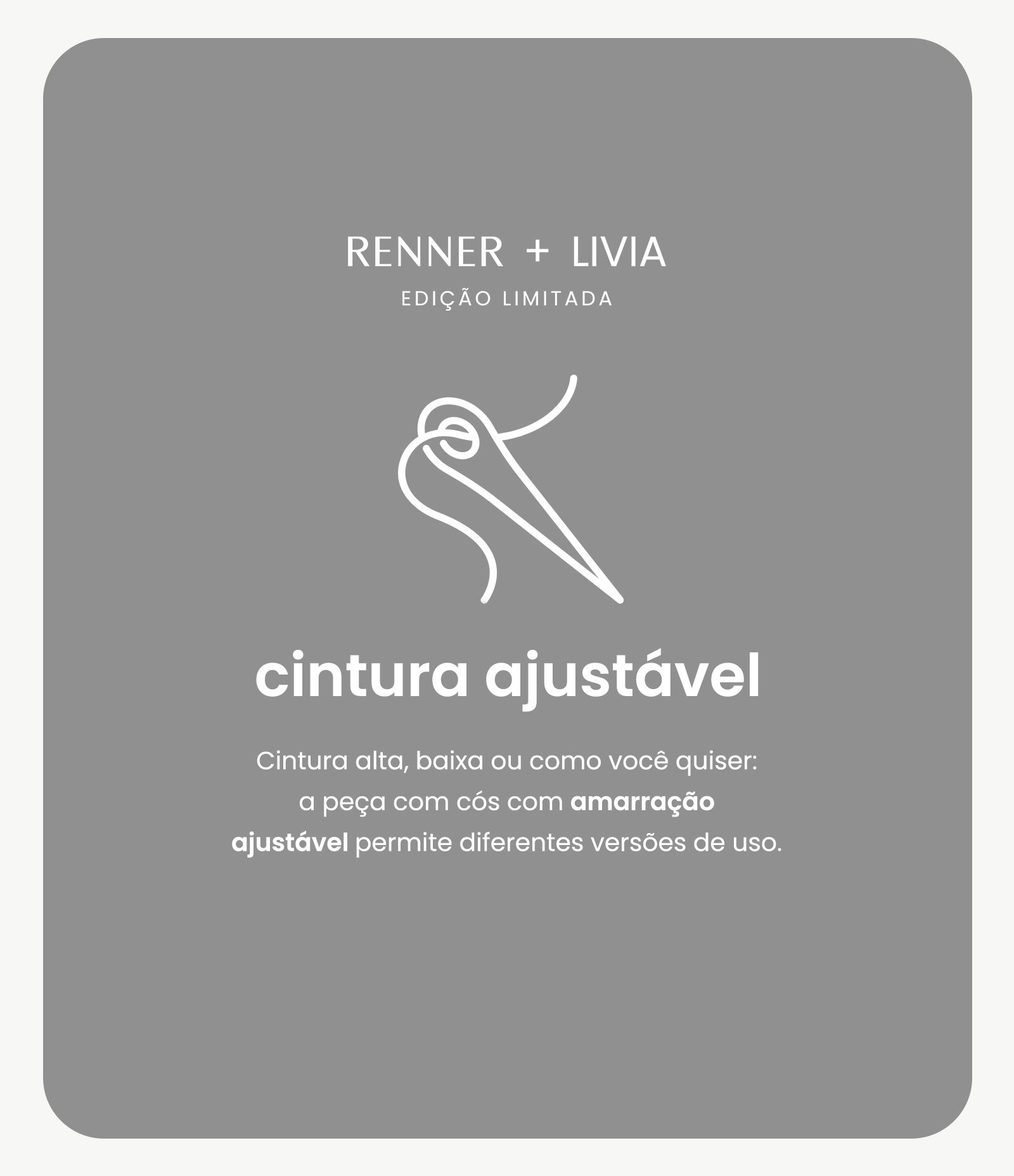 Calça em Tricoline com Amarração no Cós e Bolsos Off White 7