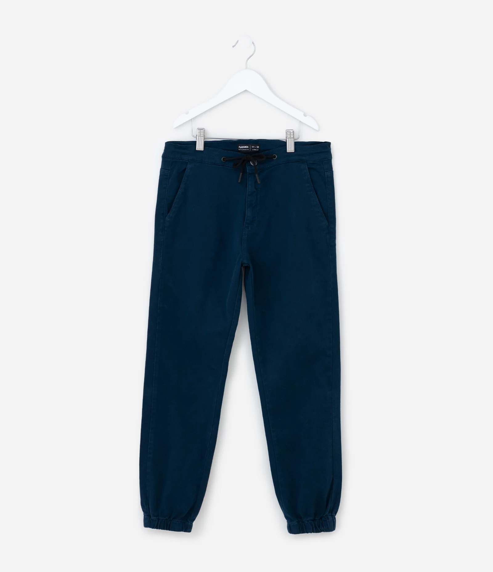 Calça Jogger Infantil em Sarja - Tam 5 a 14 anos Azul 1