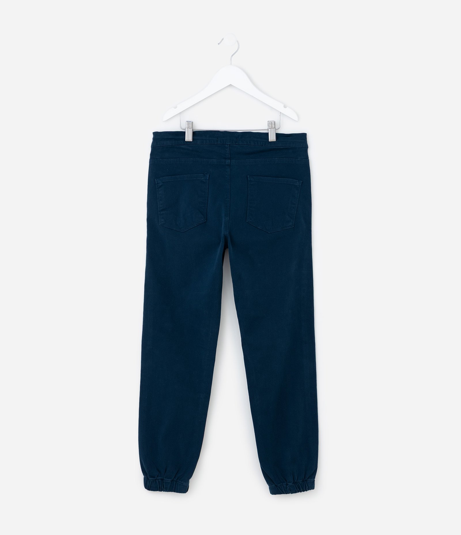 Calça Jogger Infantil em Sarja - Tam 5 a 14 anos Azul 2