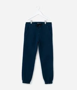 Calça Jogger Infantil em Sarja - Tam 5 a 14 anos