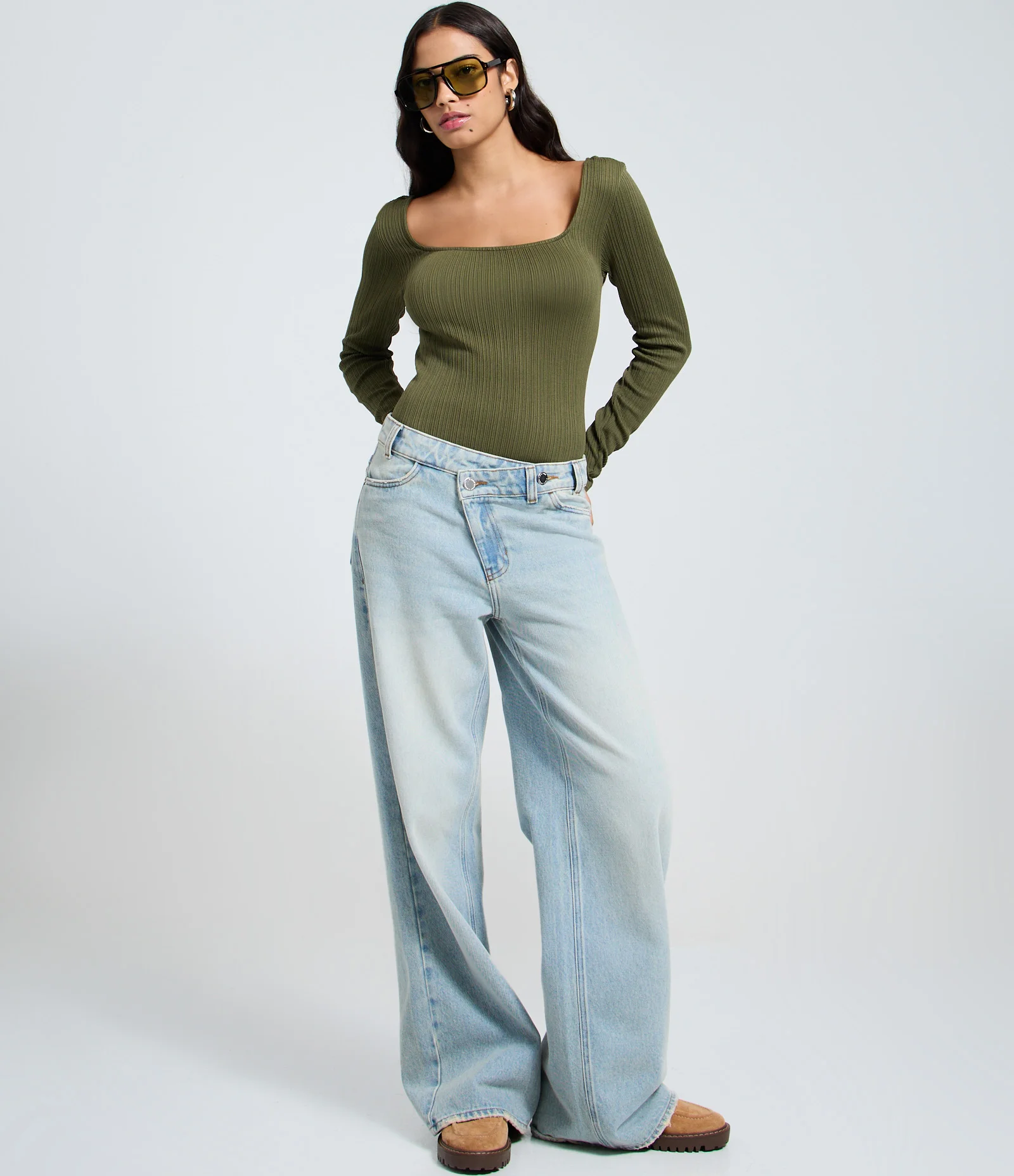 Body Seamless com Textura Verde 2