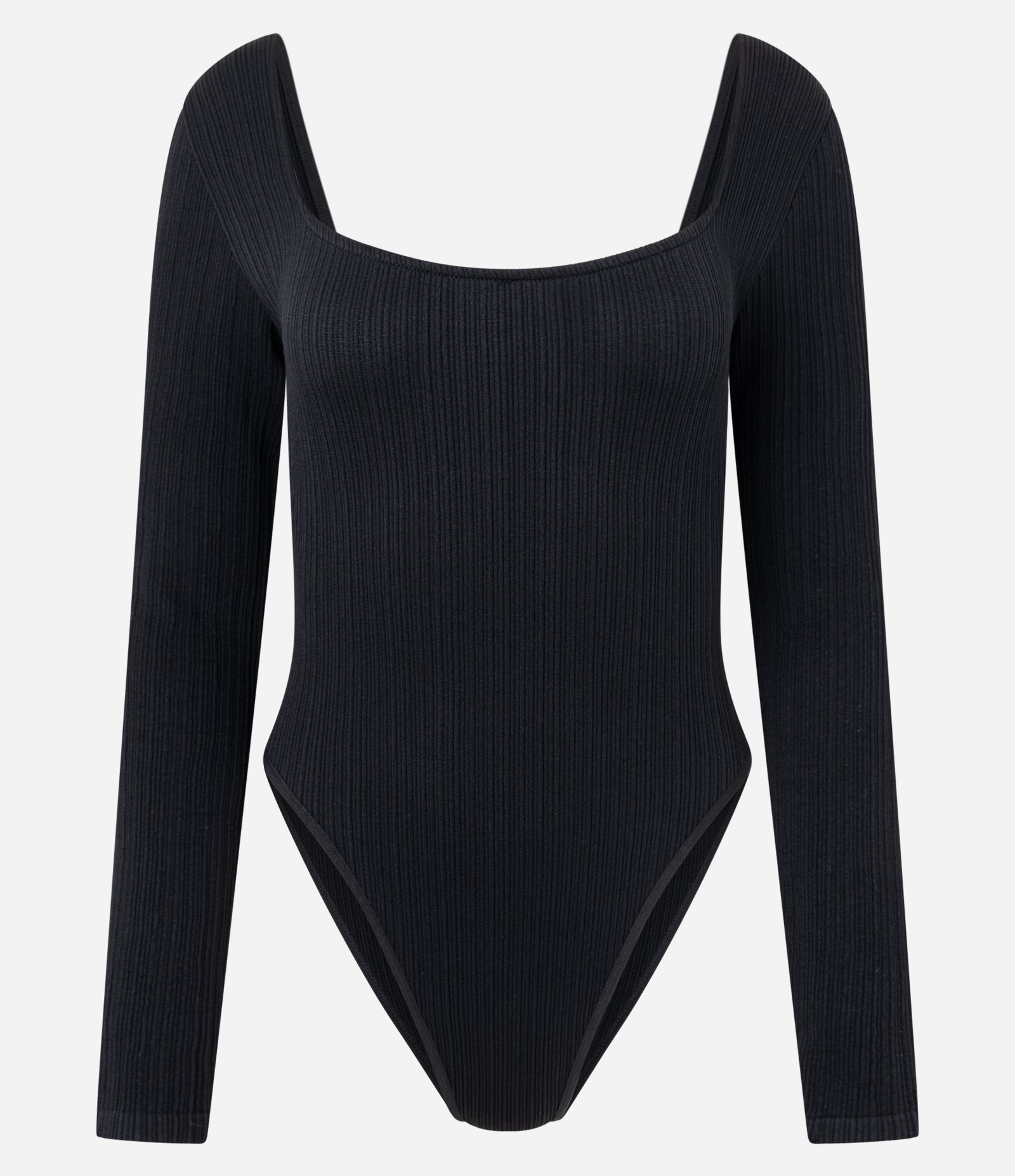 Body Seamless com Textura Preto 1