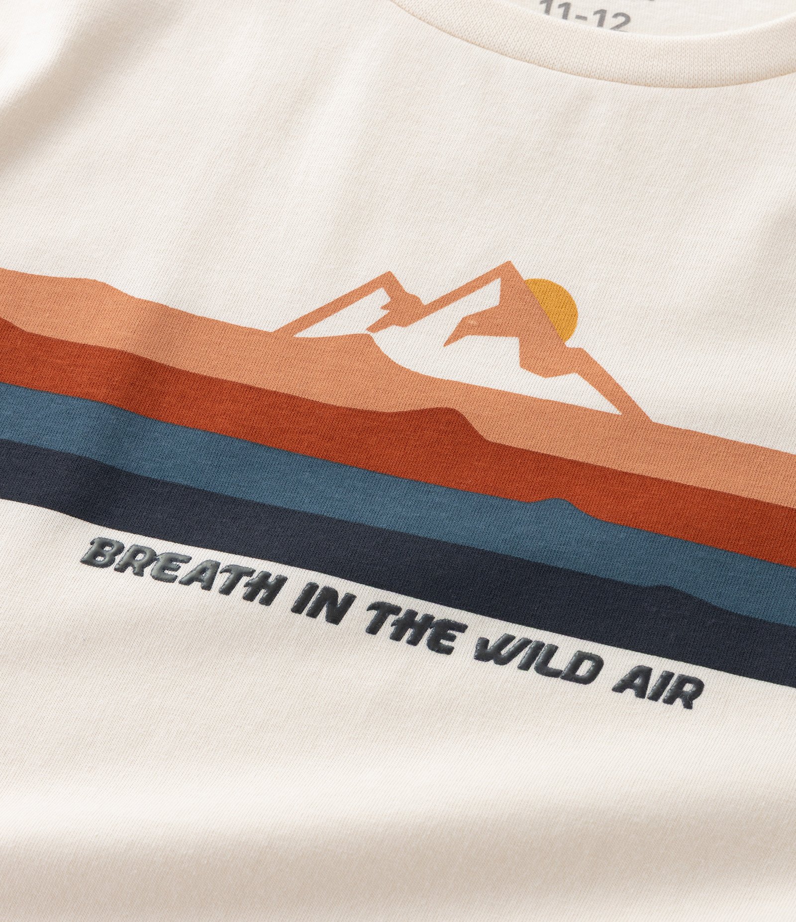 Pijama Infantil Longo com Estampa Montanha - Tam 5 a 14 Anos Bege/ Azul Marinho 11