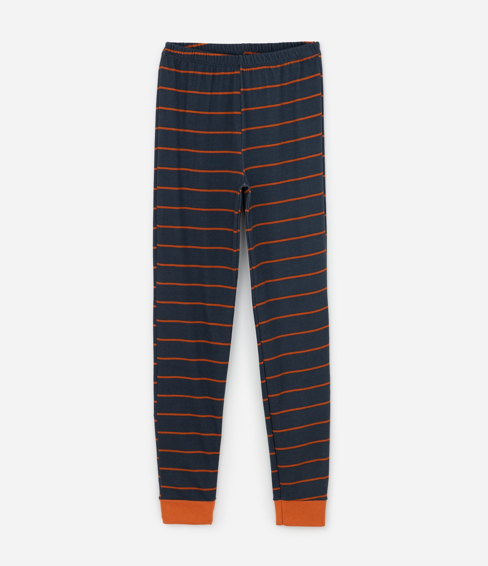 Pijama Infantil Longo com Estampa Montanha - Tam 5 a 14 Anos Bege/ Azul Marinho 4