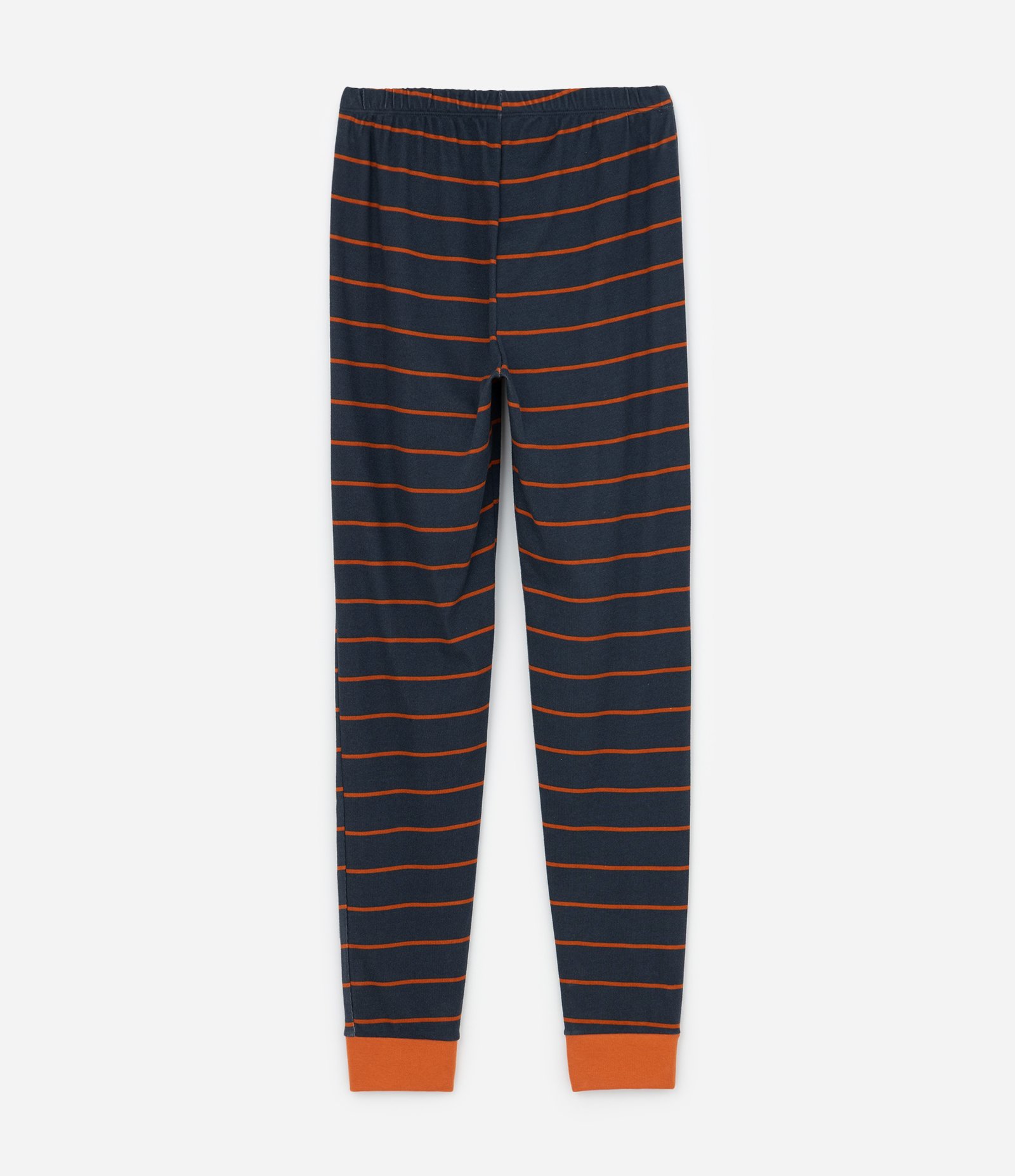 Pijama Infantil Longo com Estampa Montanha - Tam 5 a 14 Anos Bege/ Azul Marinho 5