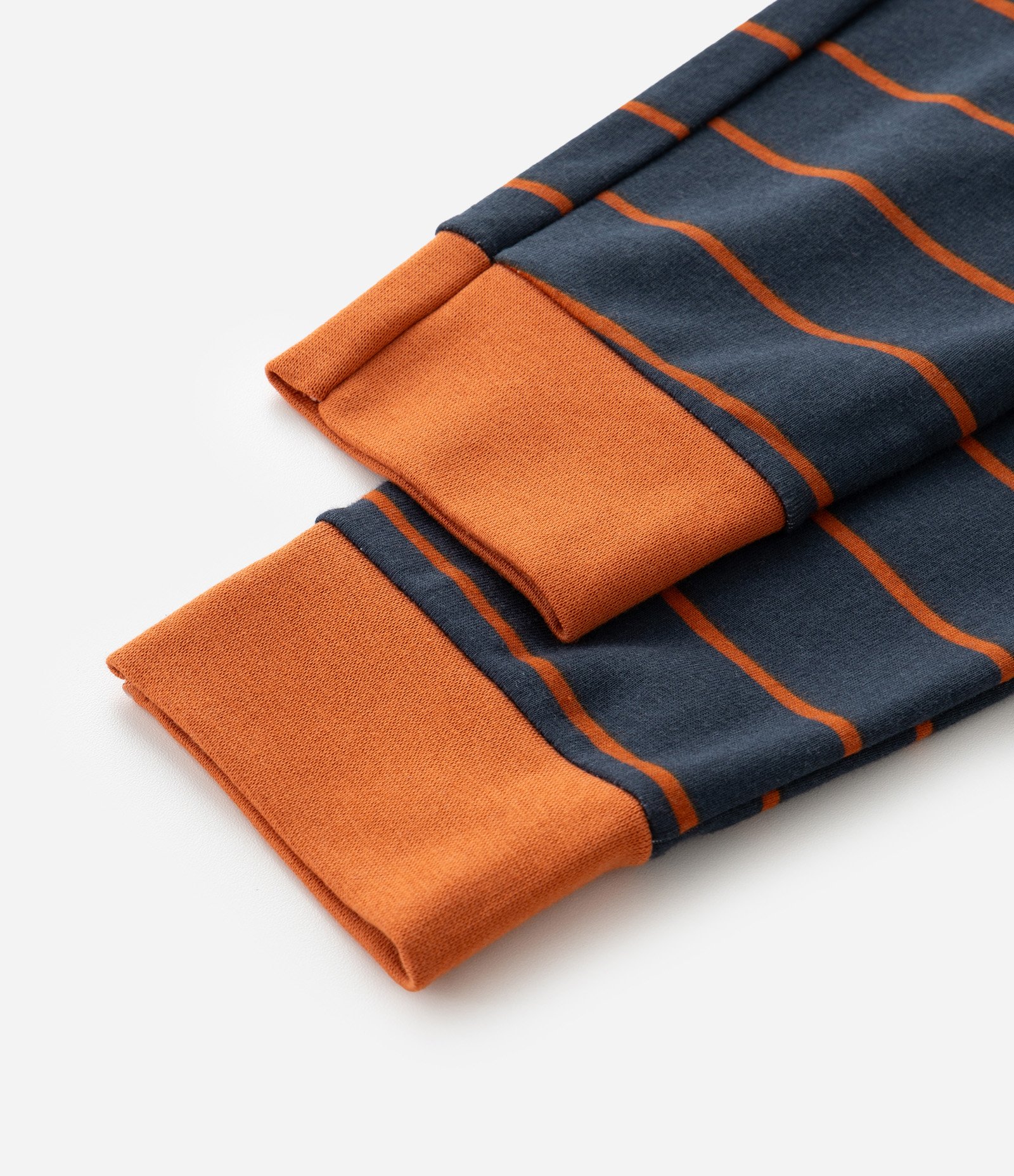 Pijama Infantil Longo com Estampa Montanha - Tam 5 a 14 Anos Bege/ Azul Marinho 7