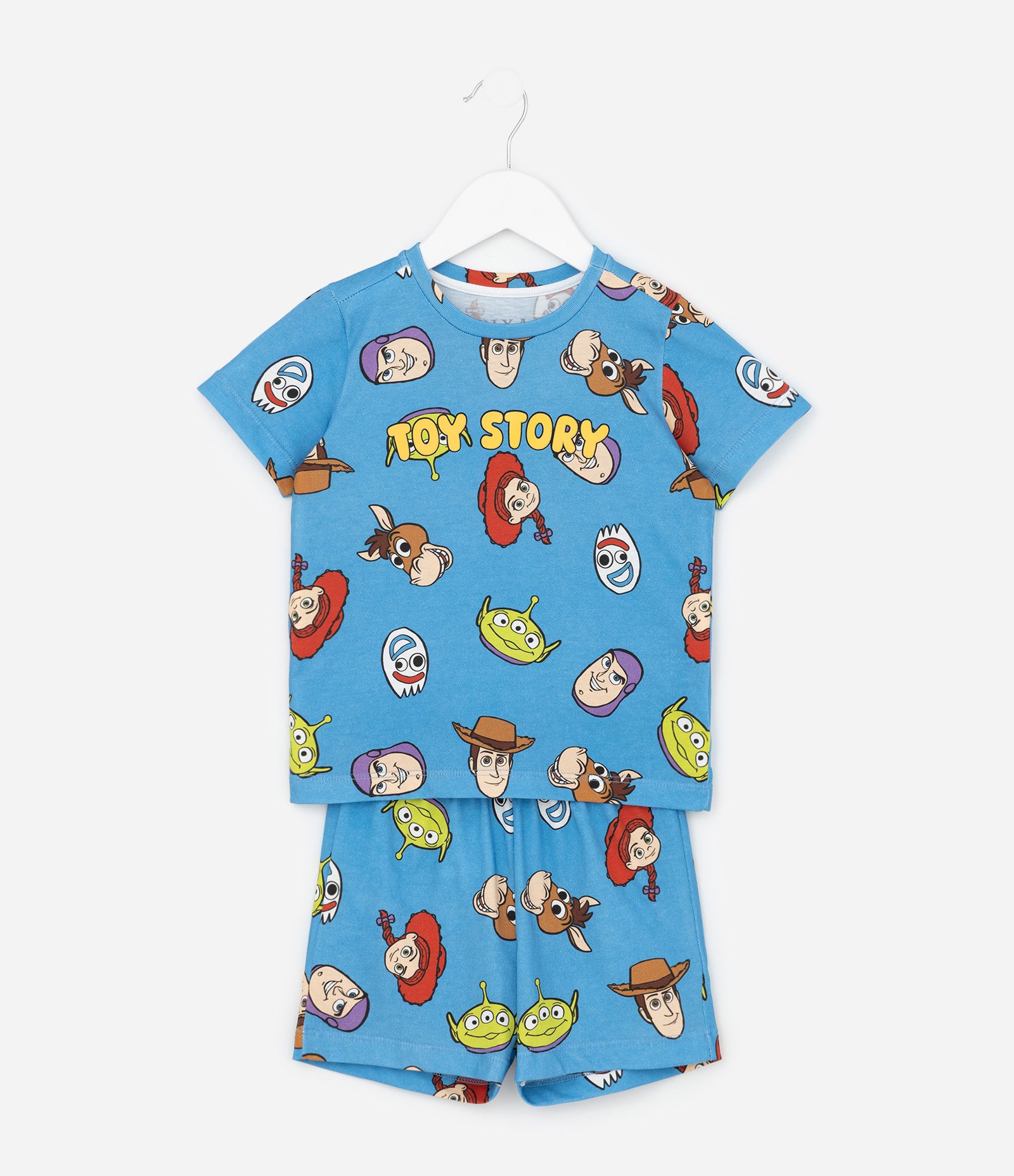 Pijama Infantil em Algodão Estampa Toy Story - Tam 2 a 6 Anos Azul 1