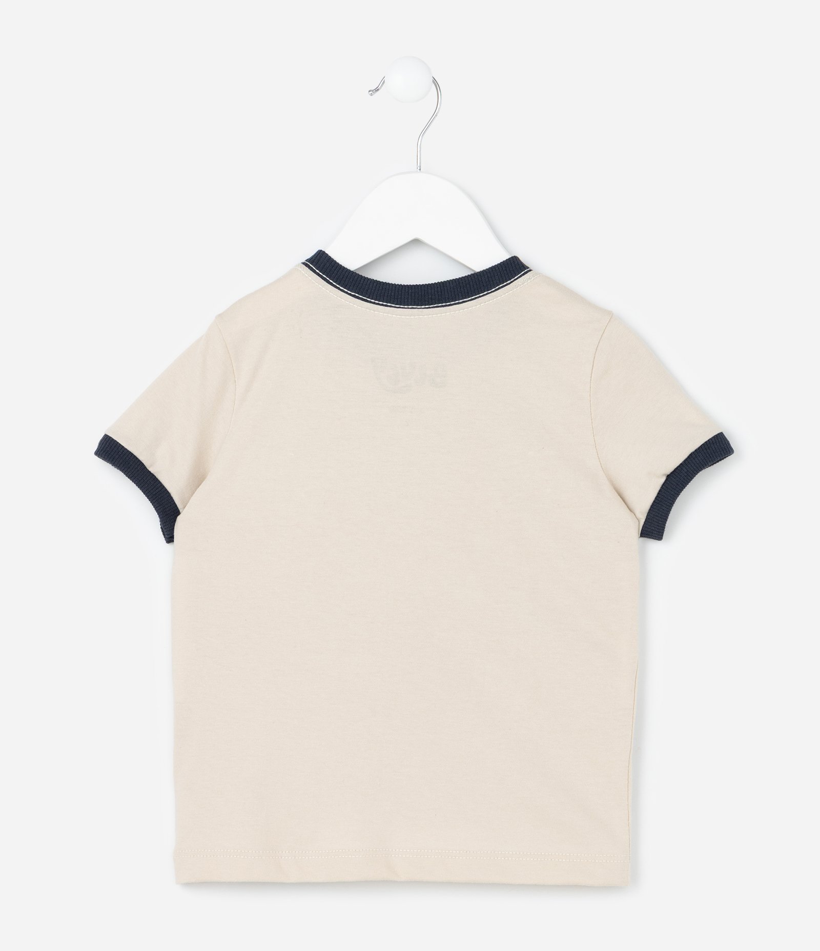 Conjunto Curto Infantil Bluey - Tam 2 a 6 Anos Bege/Azul 3