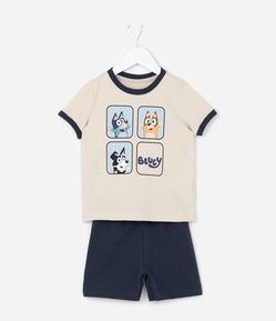 Conjunto Curto Infantil Bluey - Tam 2 a 6 Anos