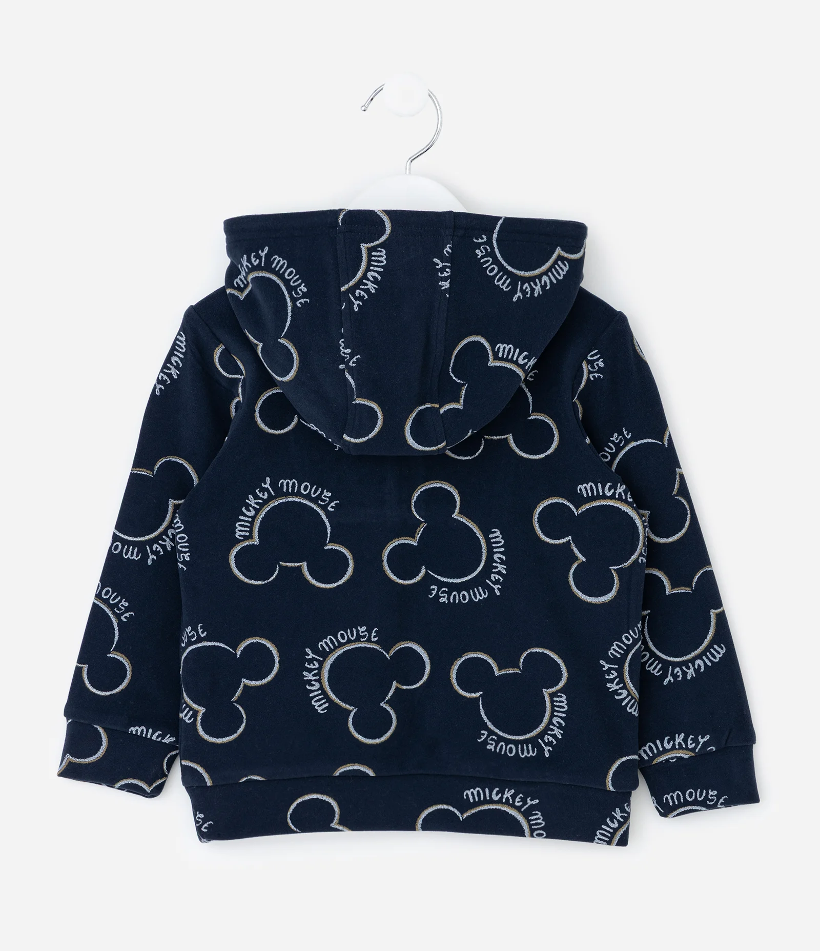 Casaco Infantil com Capuz e Estampa Mickey – Tam 1 a 6 Anos Azul Marinho 2