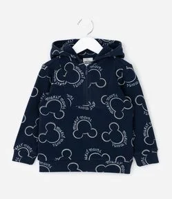 Casaco Infantil com Capuz e Estampa Mickey – Tam 1 a 6 Anos