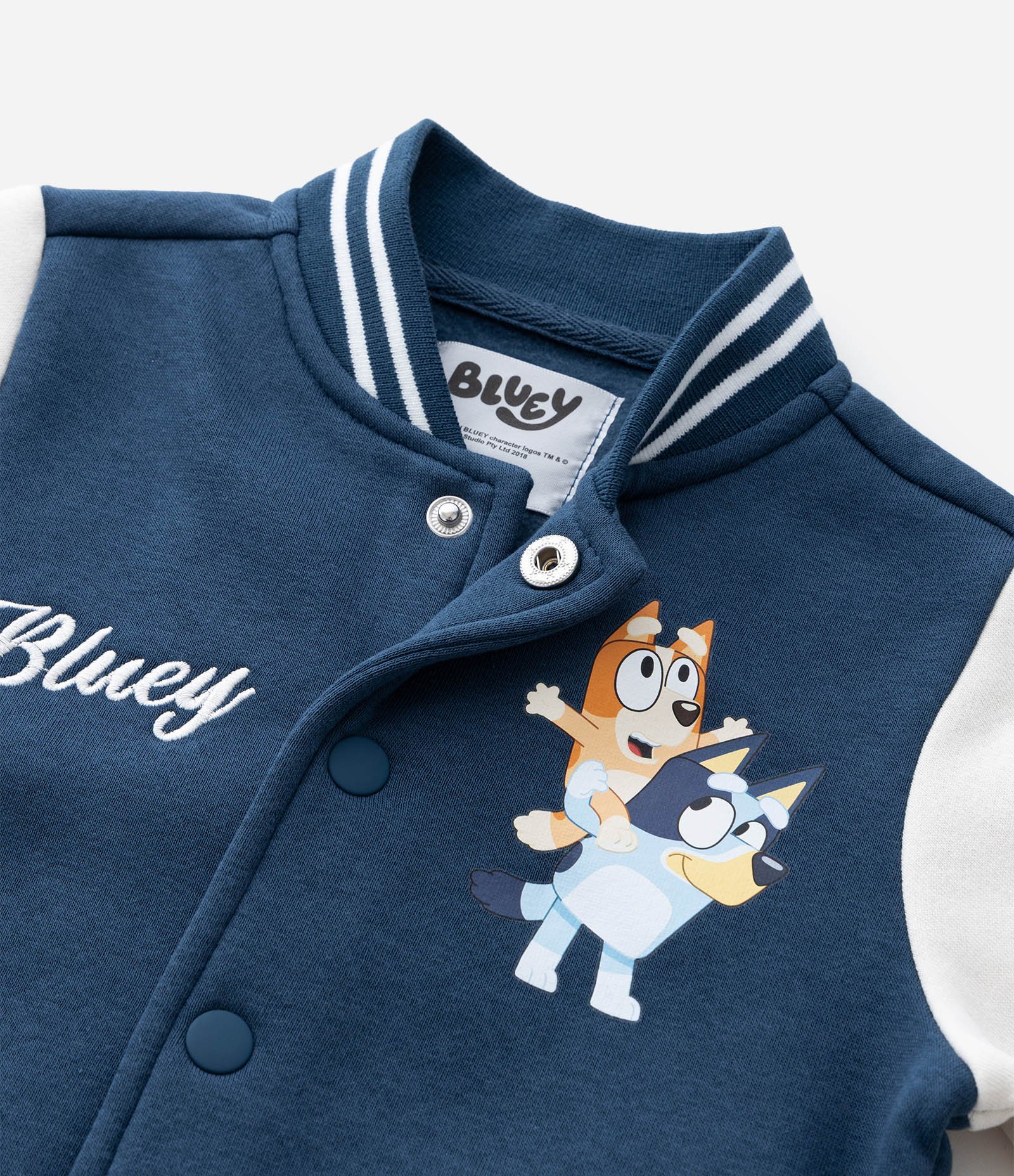 Casaco Infantil Bomber com Estampa Bluey – Tam 1 a 6 Anos Azul 6