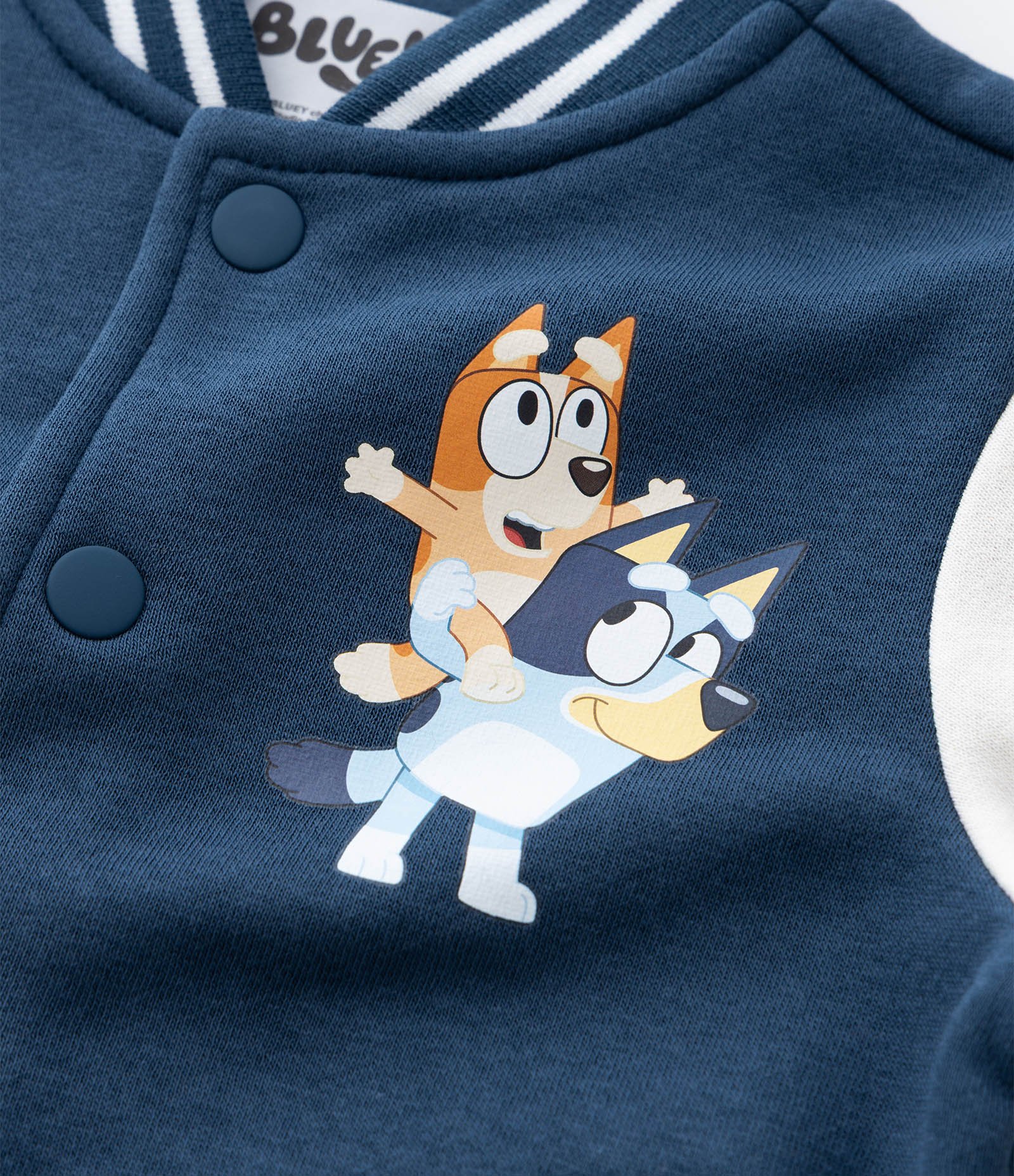 Casaco Infantil Bomber com Estampa Bluey – Tam 1 a 6 Anos Azul 7