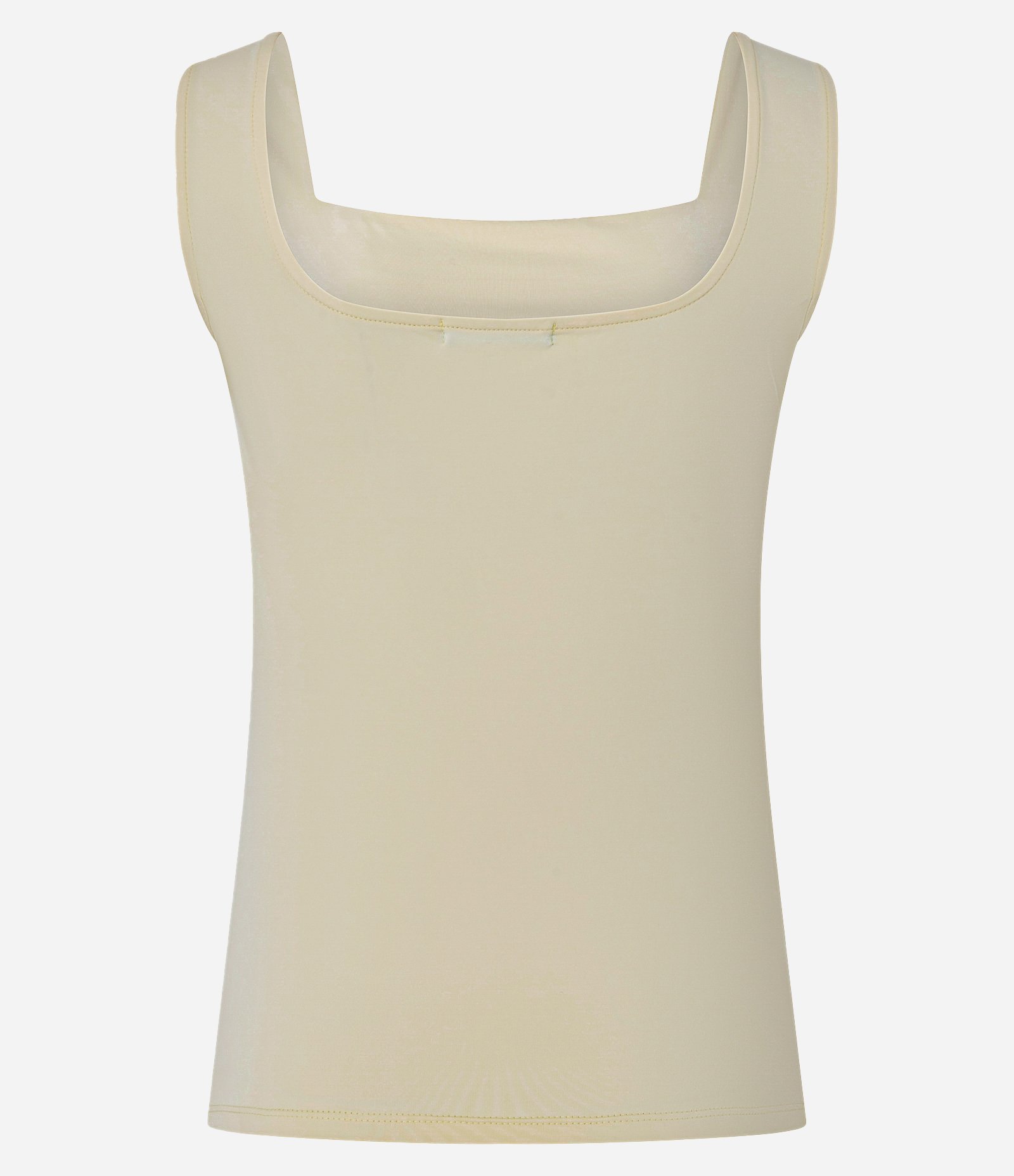 Blusa em Poliamida com Decote Quadrado Baunilha 6