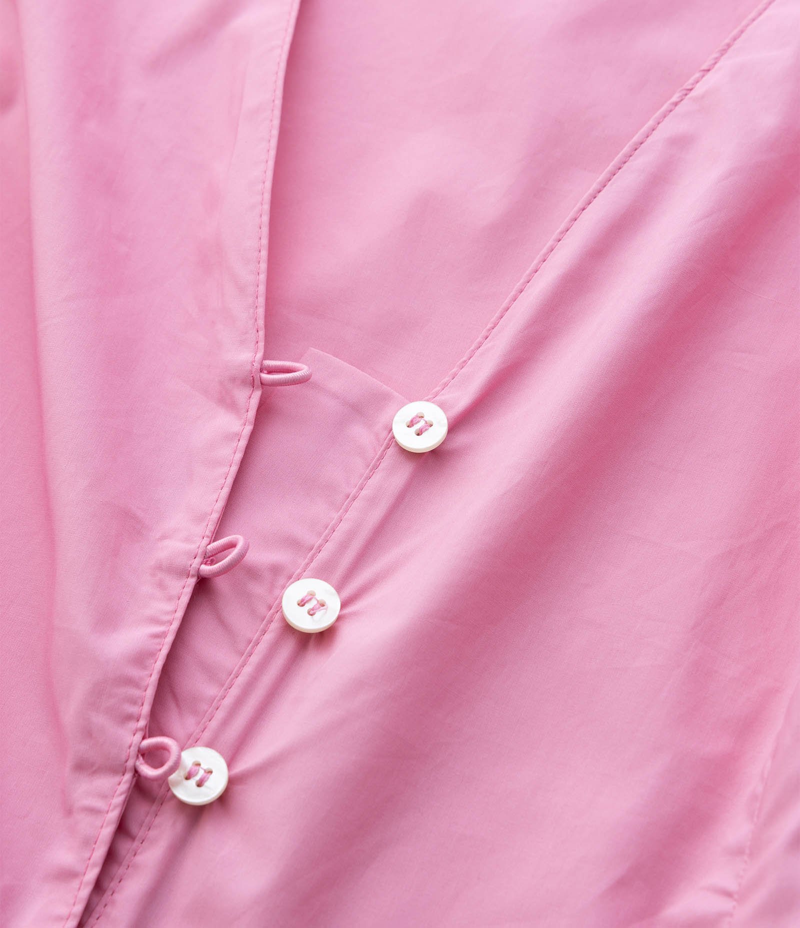 Blusa Manga 3/4 em Tricoline com Richelieu Curve & Plus Size Rosa 4