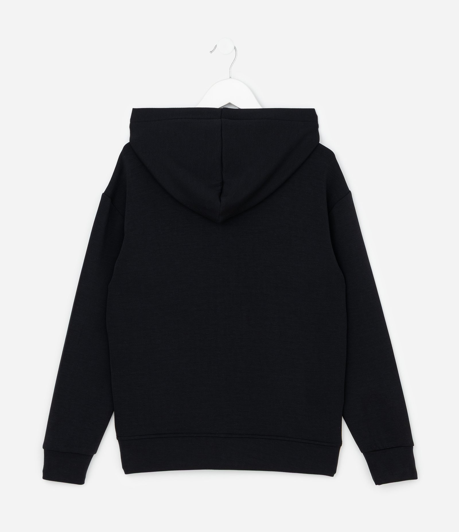 Jaqueta Infantil com Capuz e Zíper - Tam 5 A 14 Anos Preto 2