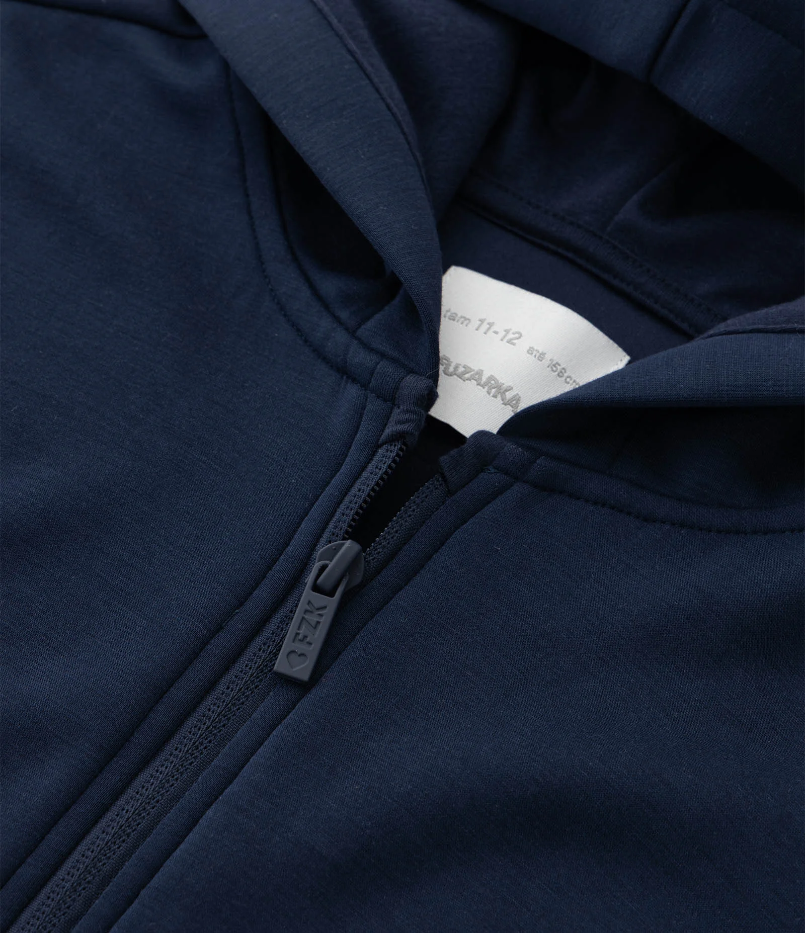 Jaqueta Infantil com Capuz e Zíper - Tam 5 A 14 Anos Azul Marinho 5