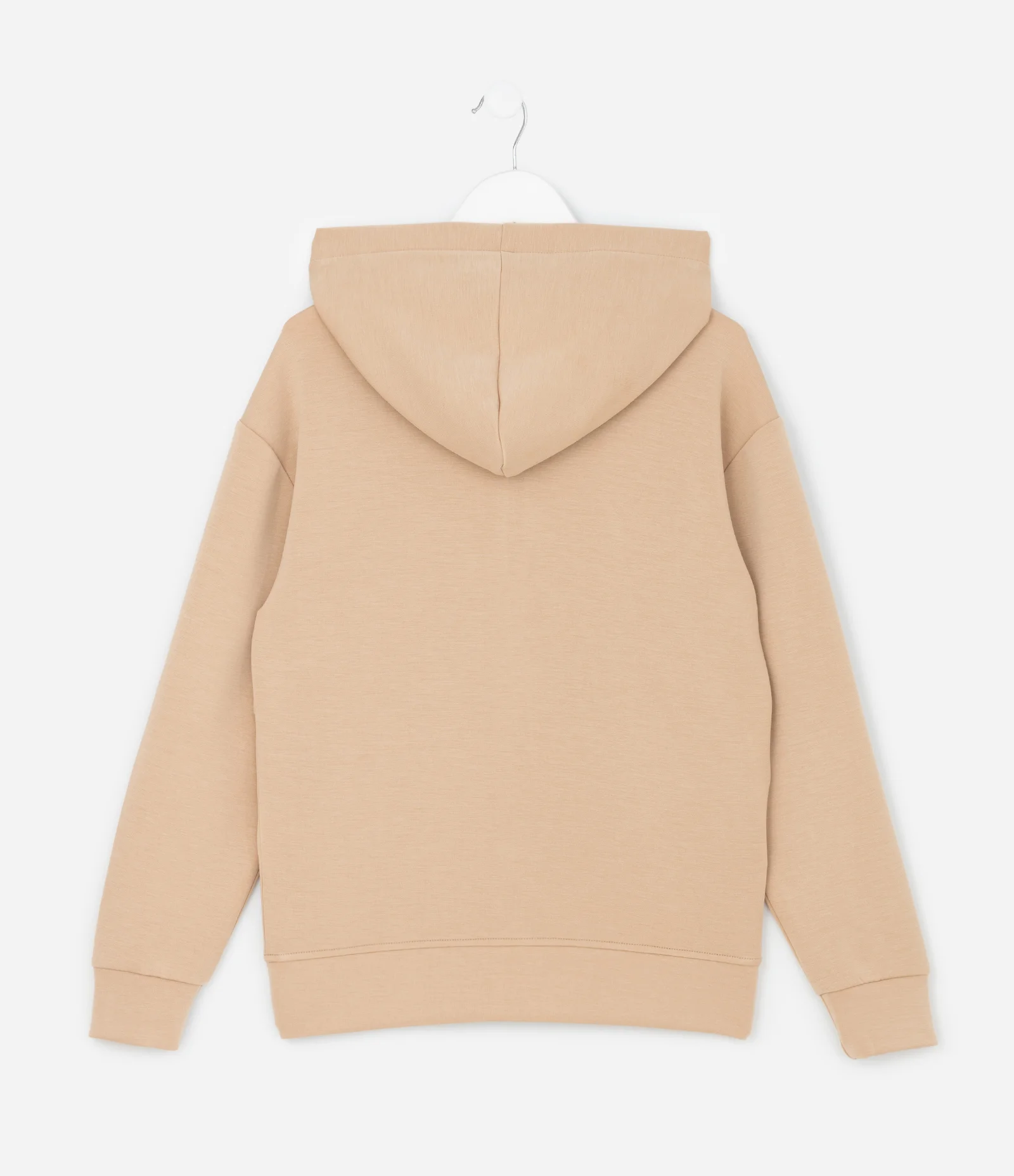 Jaqueta Infantil com Capuz e Zíper - Tam 5 A 14 Anos Bege 2