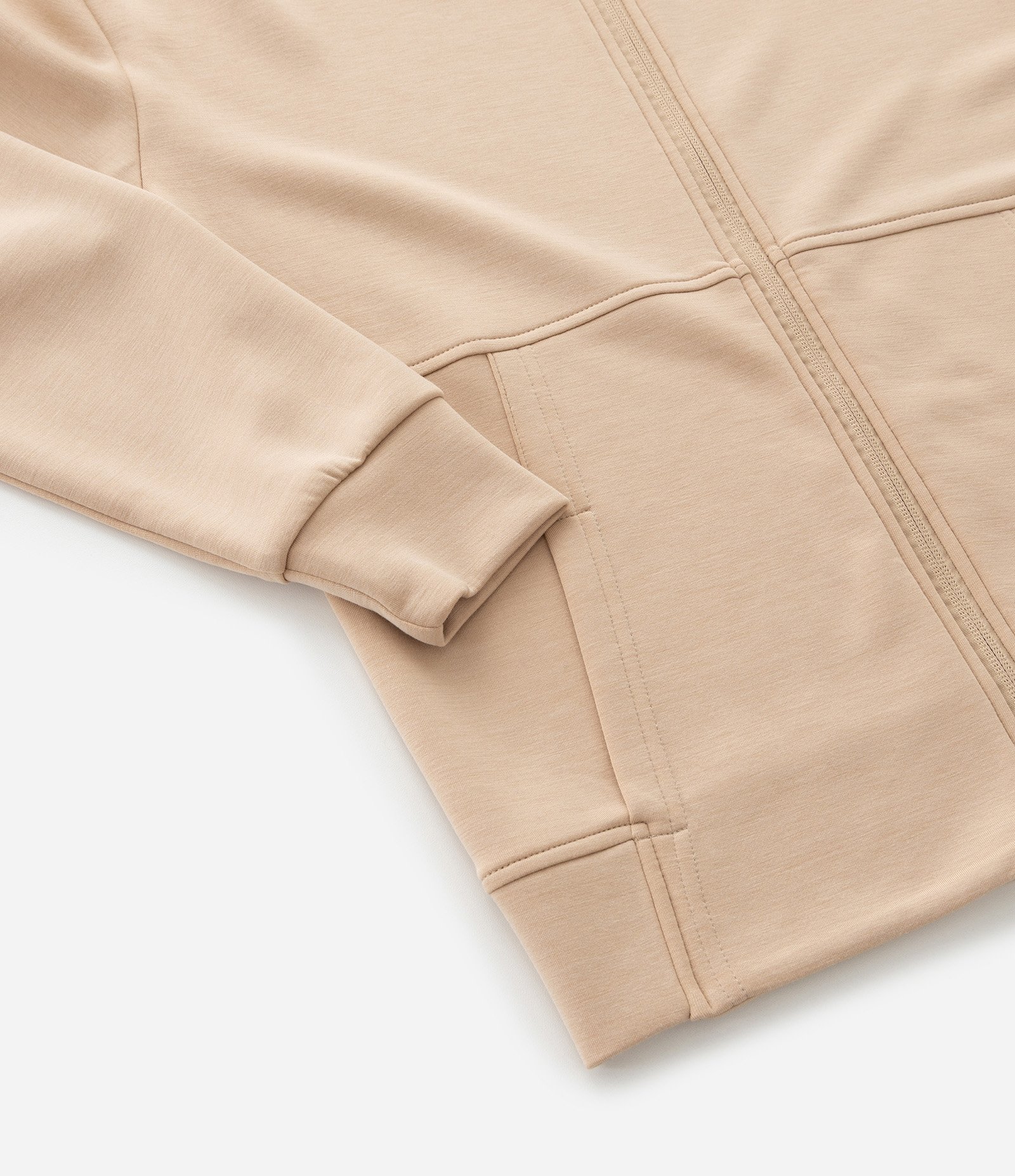 Jaqueta Infantil com Capuz e Zíper - Tam 5 A 14 Anos Bege 7