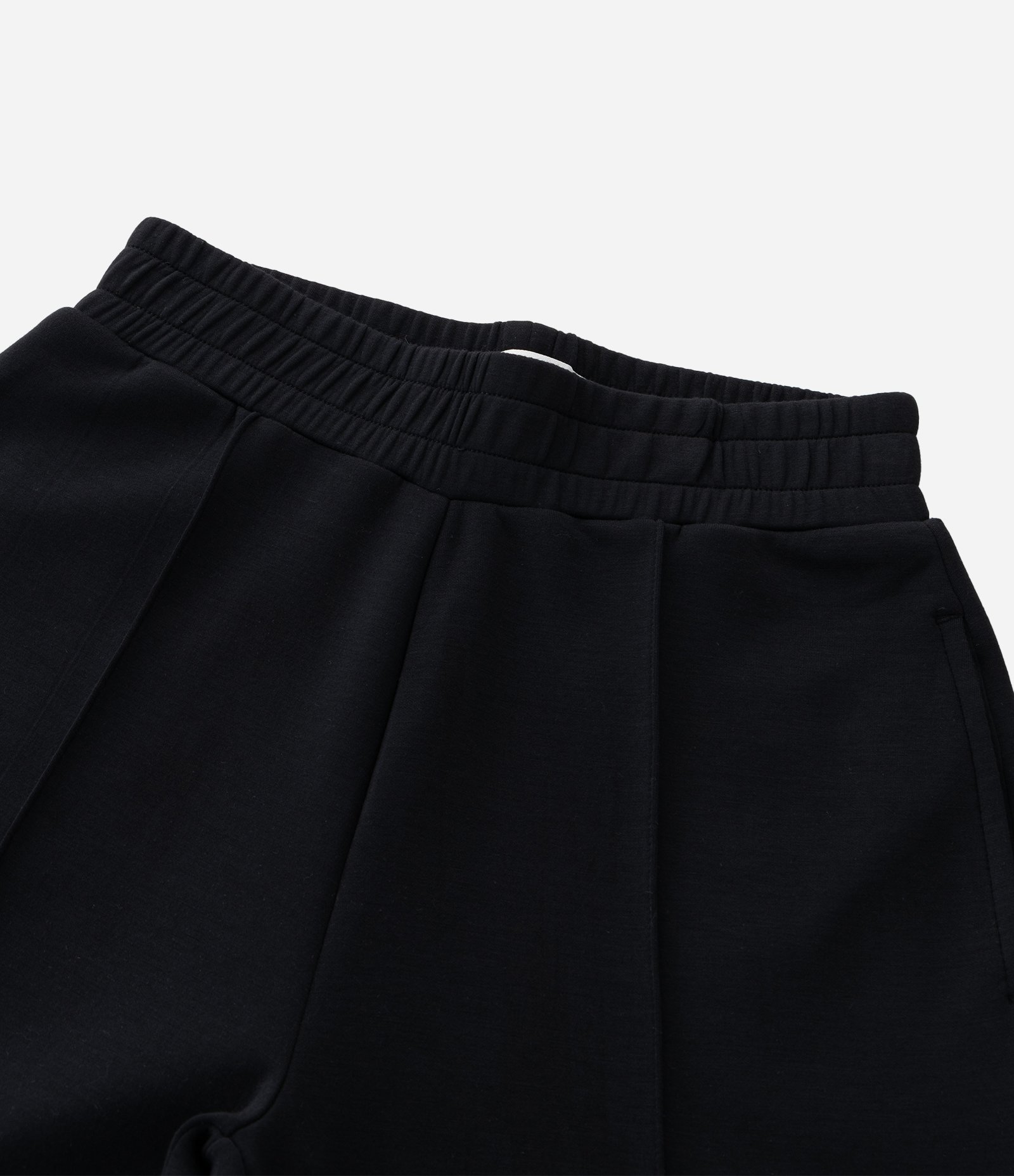 Calça Infantil Wide Leg Em Moletom Liso Sem Felpa - Tam 5 A 14 Anos Preto 5