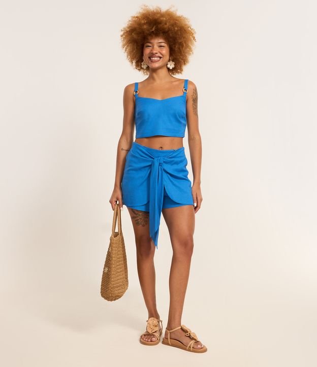 Cor: Azul | Tamanho: P