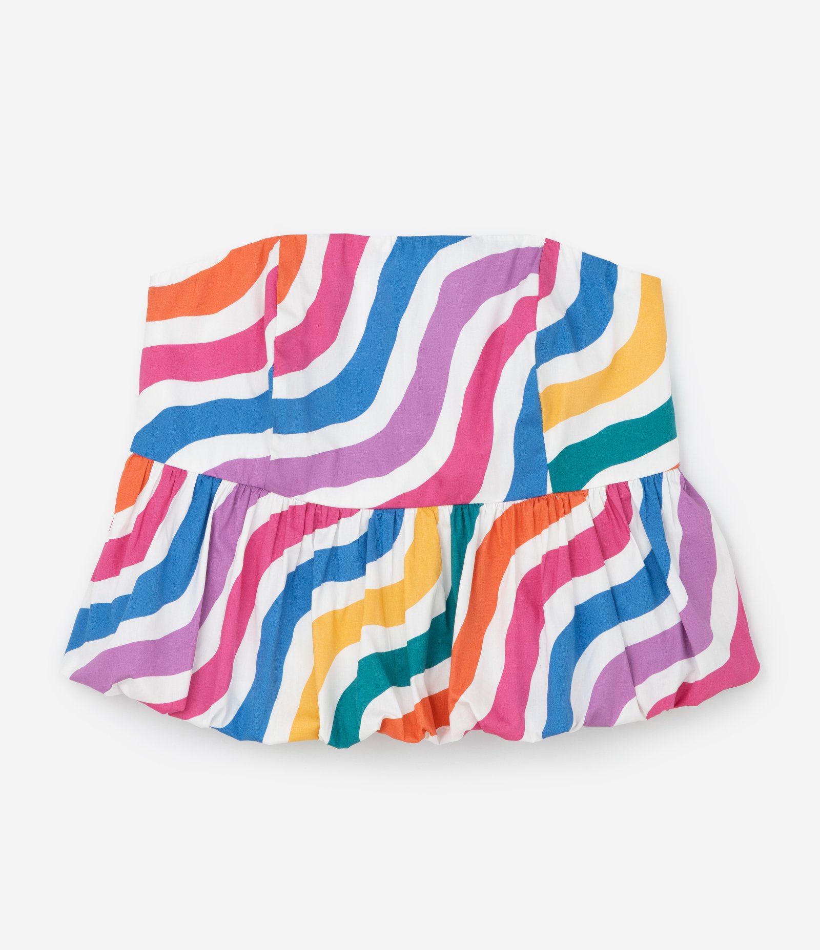 Blusa Balonê sem Alças em Tricoline Curve & Plus Size Multicores 6