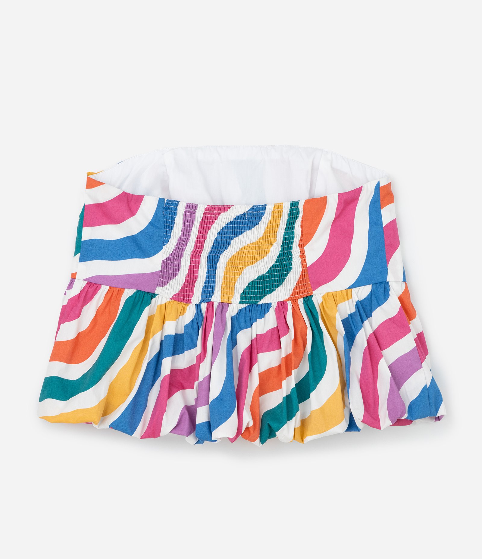 Blusa Balonê sem Alças em Tricoline Curve & Plus Size Multicores 7