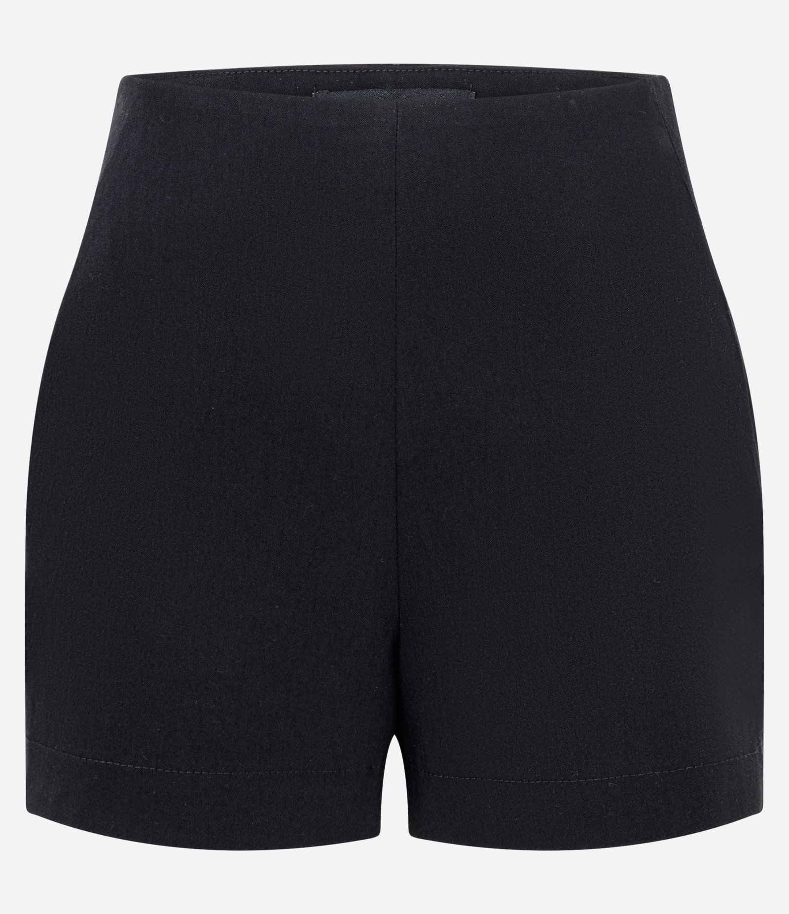 Short Curto em Bengaline com Zíper na Lateral Preto 3
