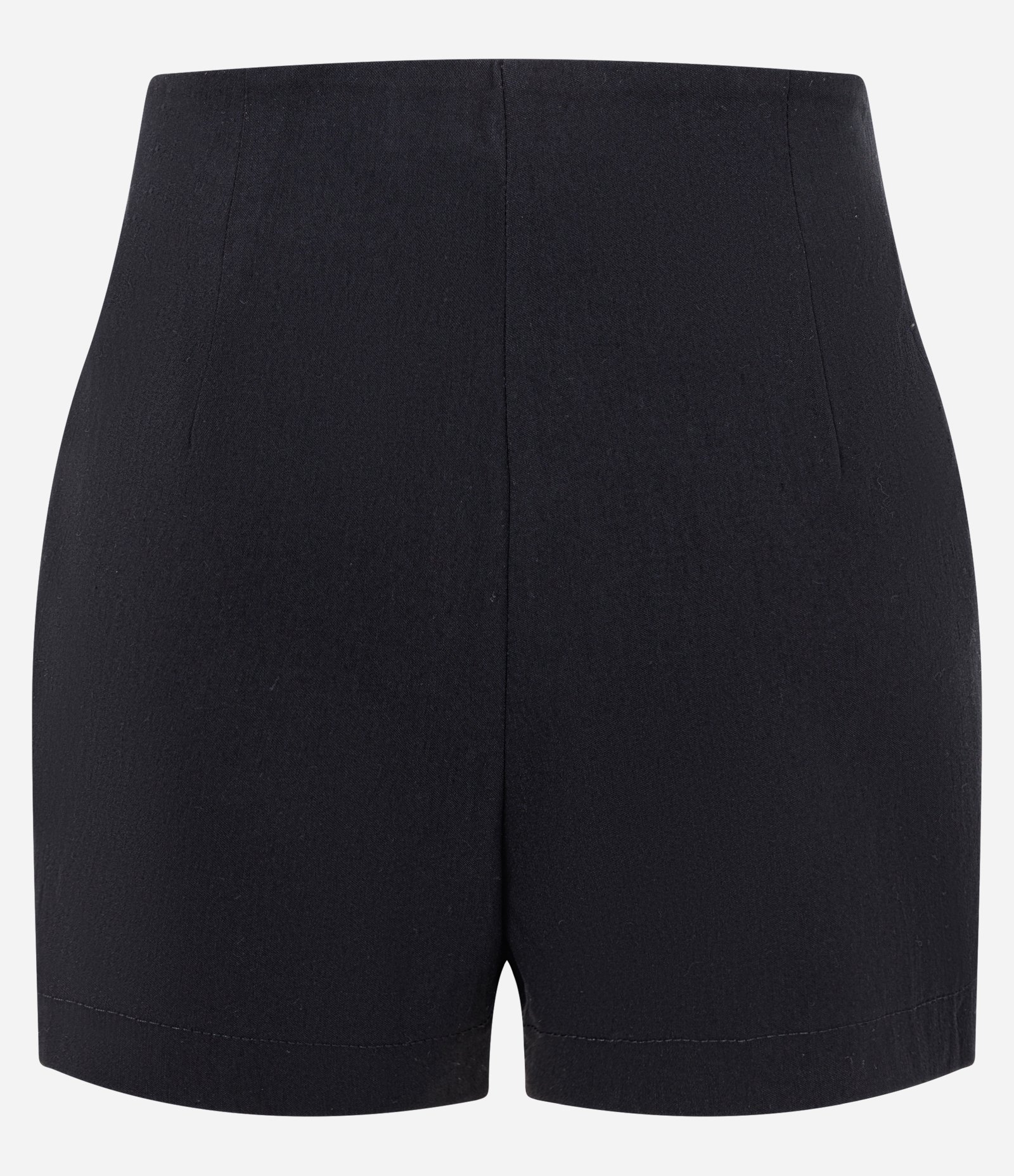 Short Curto em Bengaline com Zíper na Lateral Preto 4