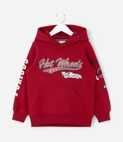 Casaco Infantil Hot Wheels com Capuz – Tam 4 a 10 Anos