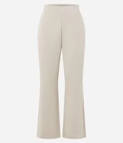 Calça Moletom com Felpa e Cós Elástico