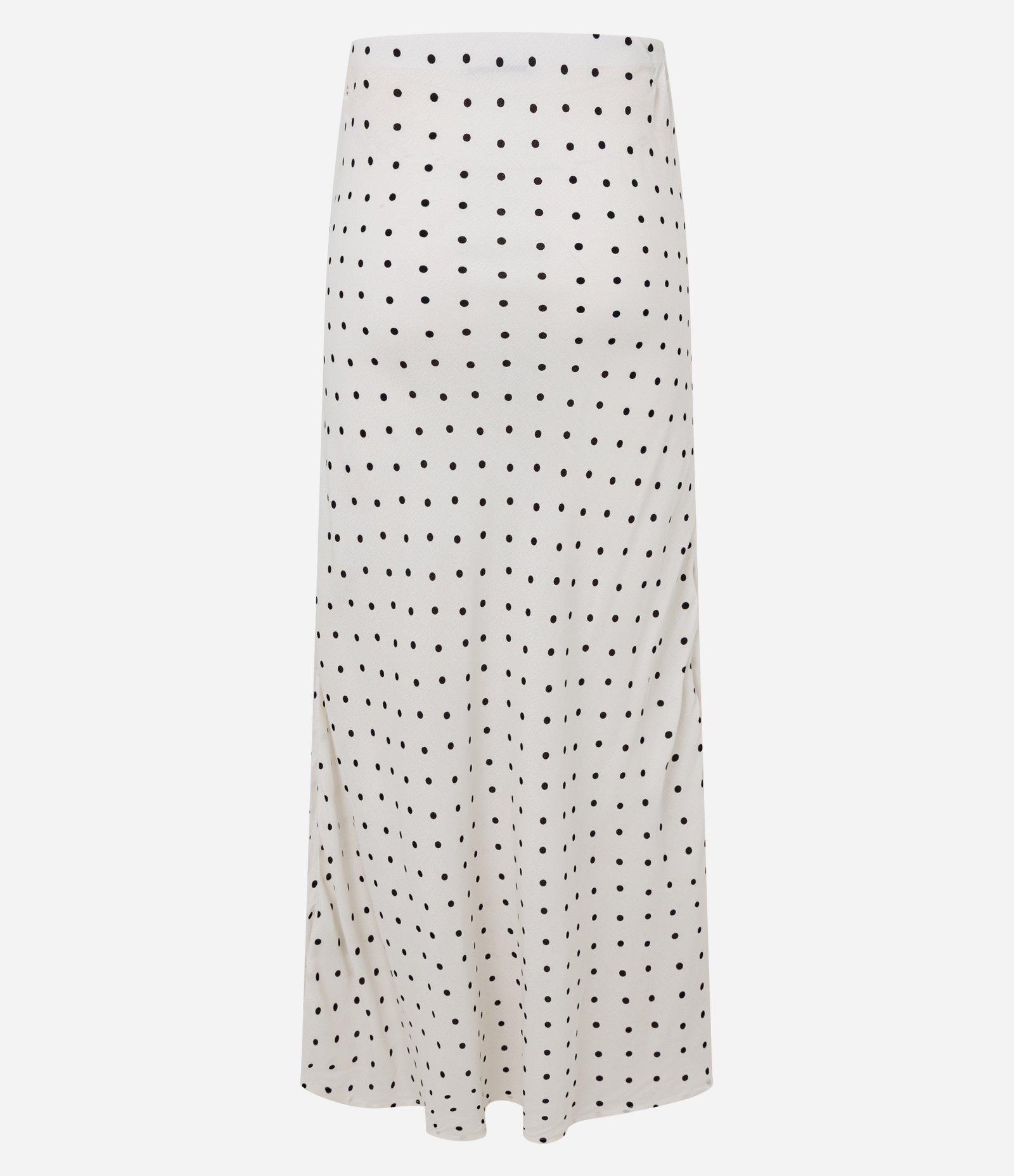 Saia Midi Morracaine com Estampa Poá Branco 6