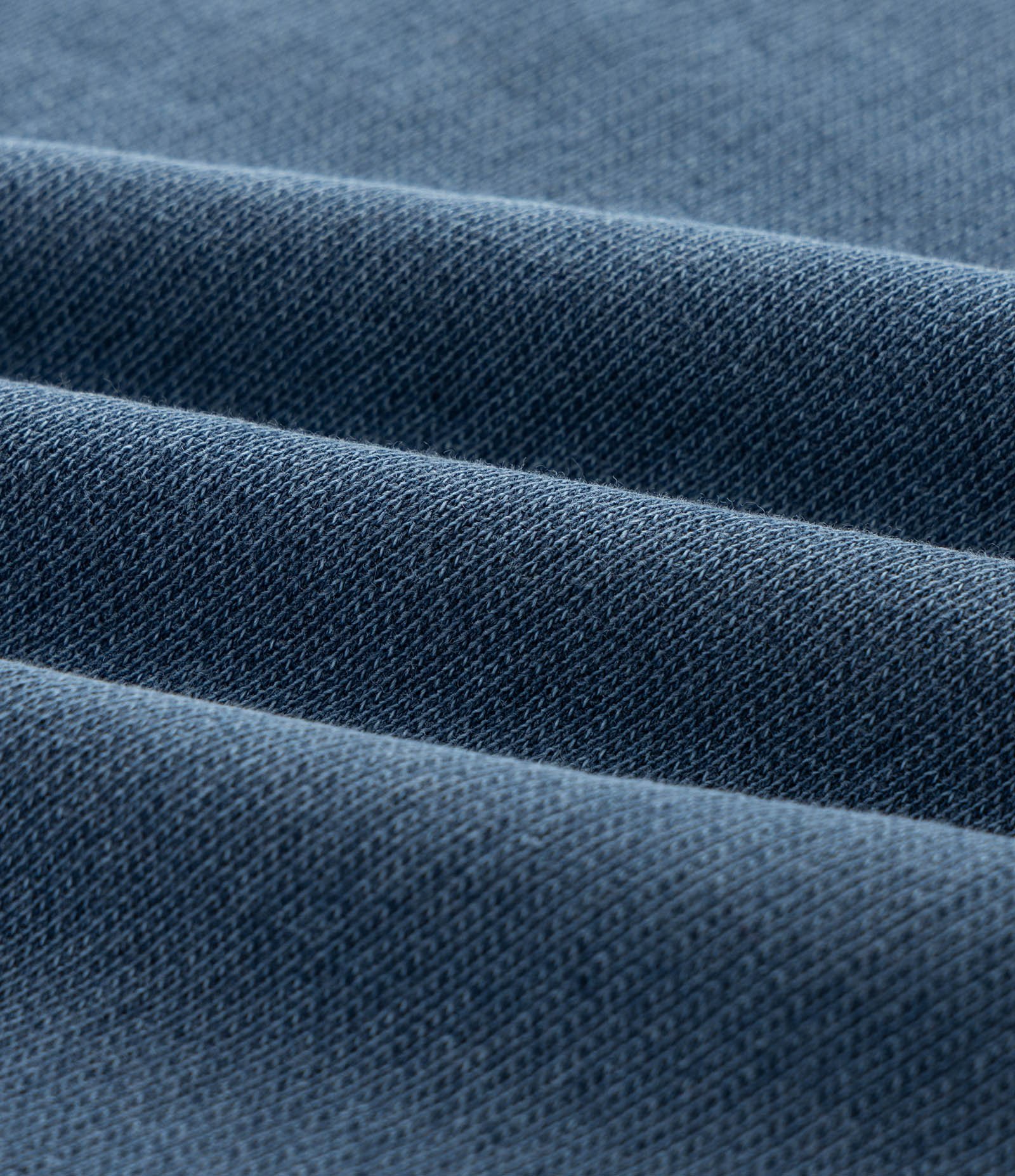 Camiseta Esportiva Boxy em Moletom sem Felpa Azul 7