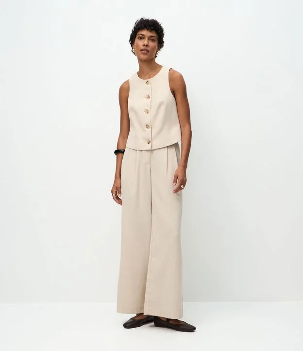 Cor: Bege | Tamanho: 40