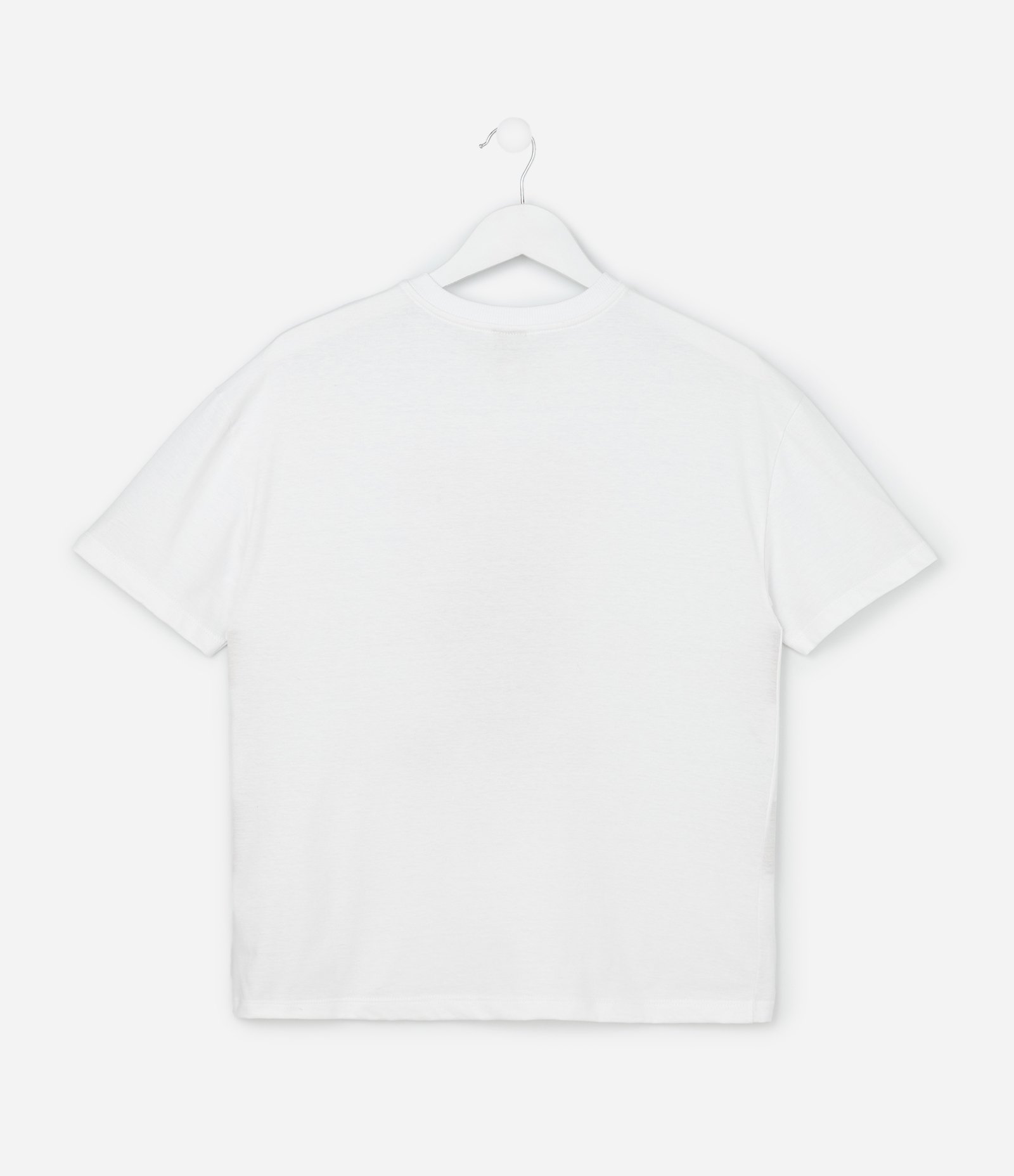 Camiseta Over Infantil com Estampa e Lettering Sorvete de Morango - Tam 7 a 16 Anos Branco 3