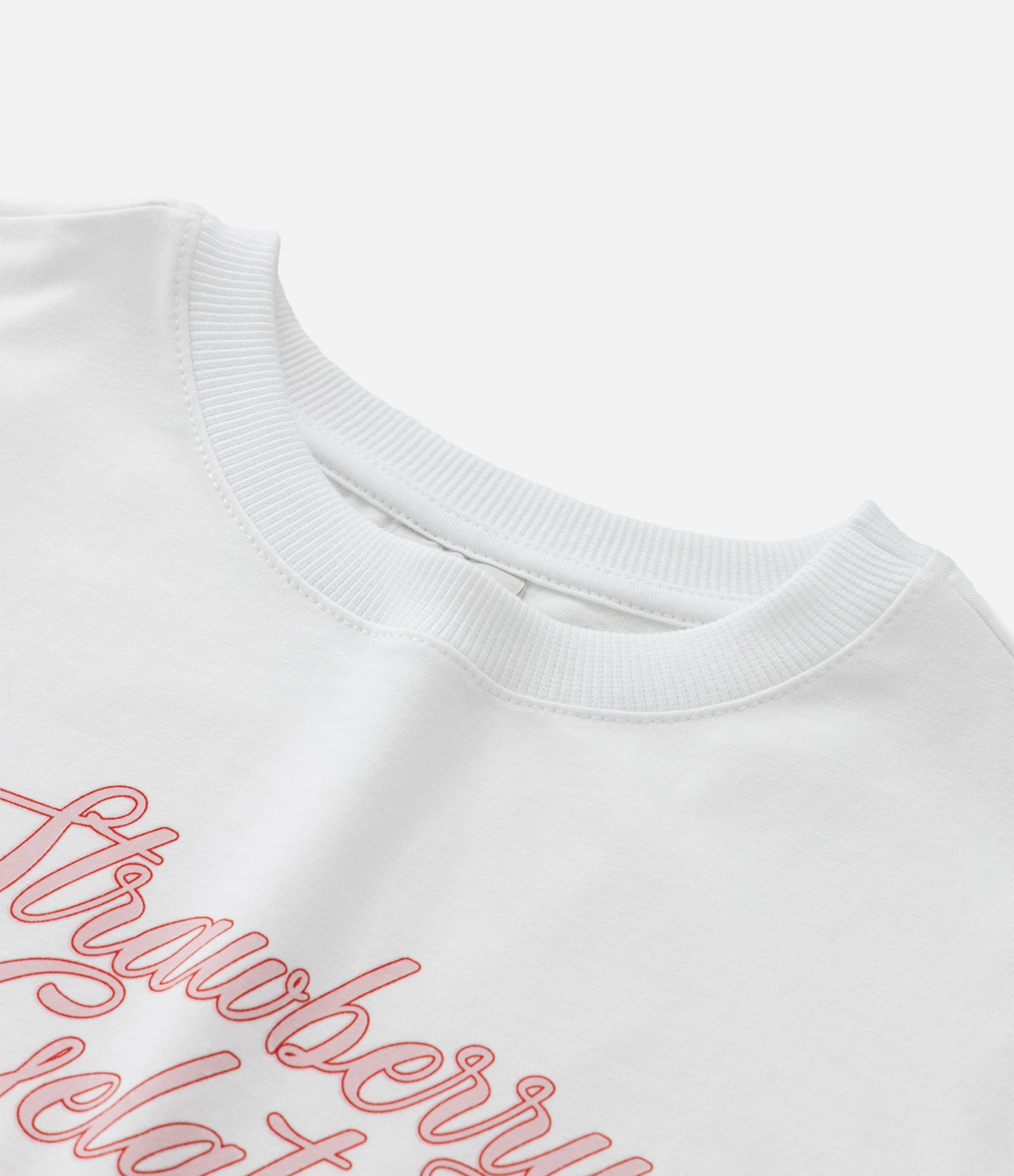 Camiseta Over Infantil com Estampa e Lettering Sorvete de Morango - Tam 7 a 16 Anos Branco 6