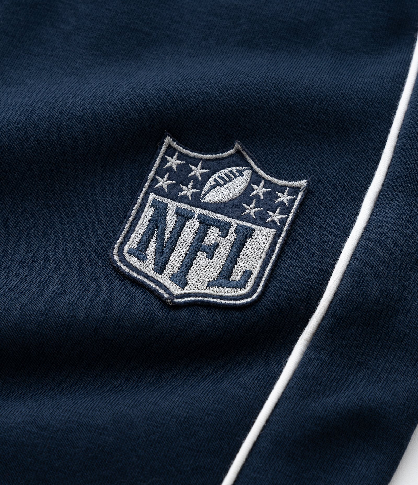 Calça Infantil em Moletom com Bordado NFL – Tam 5 a 14 Anos Azul Marinho 6