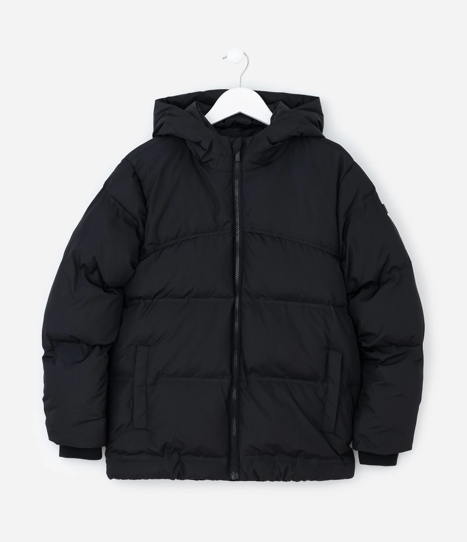 Jaqueta Infantil Pesada com Capuz – Tam 5 a 14 Anos Preto 1