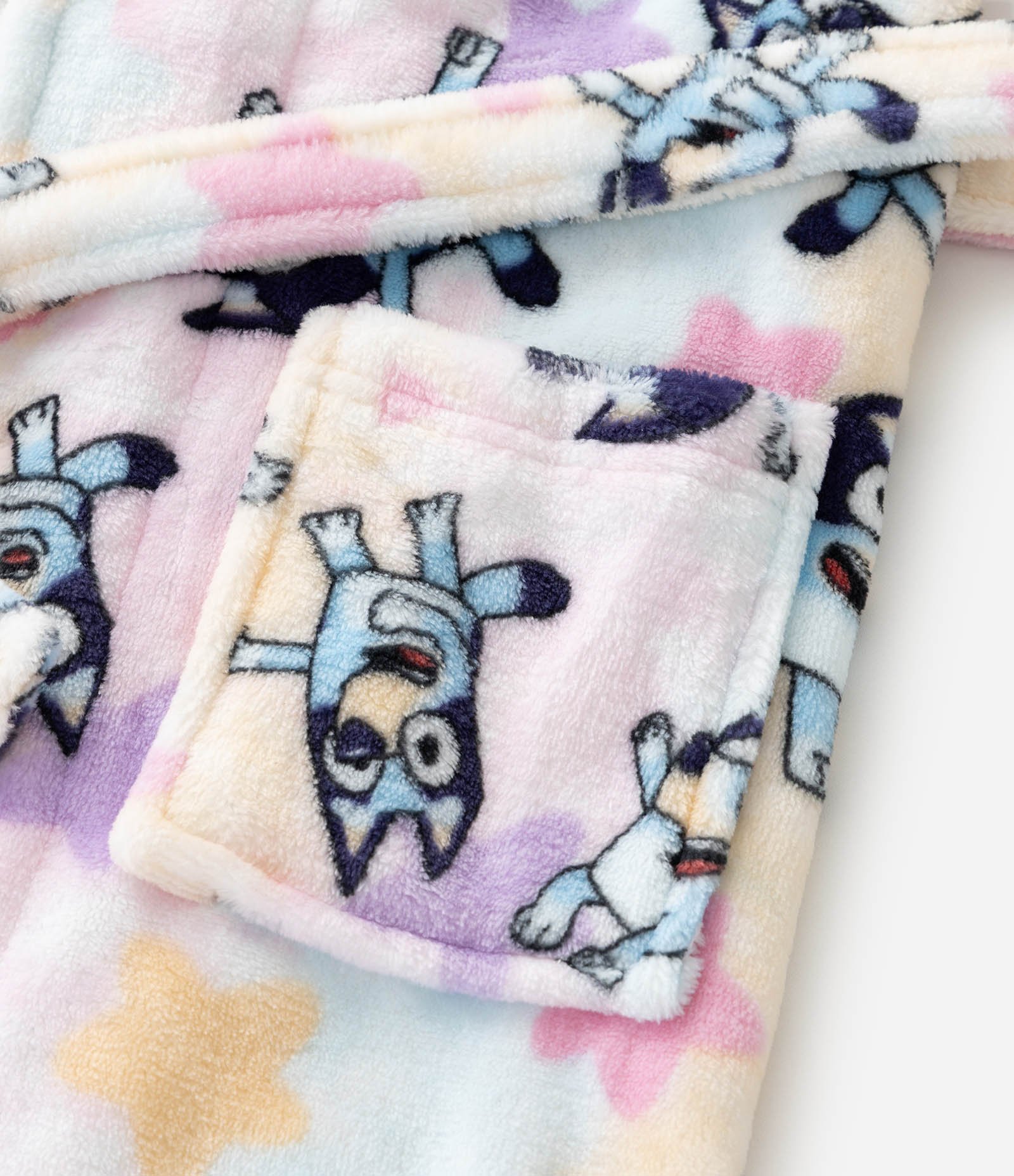 Roupão Infantil com Estampa Bluey – Tam 3 a 12 Anos Multicores 5