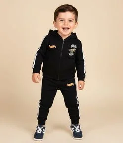 Conjunto Infantil Casaco e Calça Hot Wheels  – Tam 2 a 6 Anos