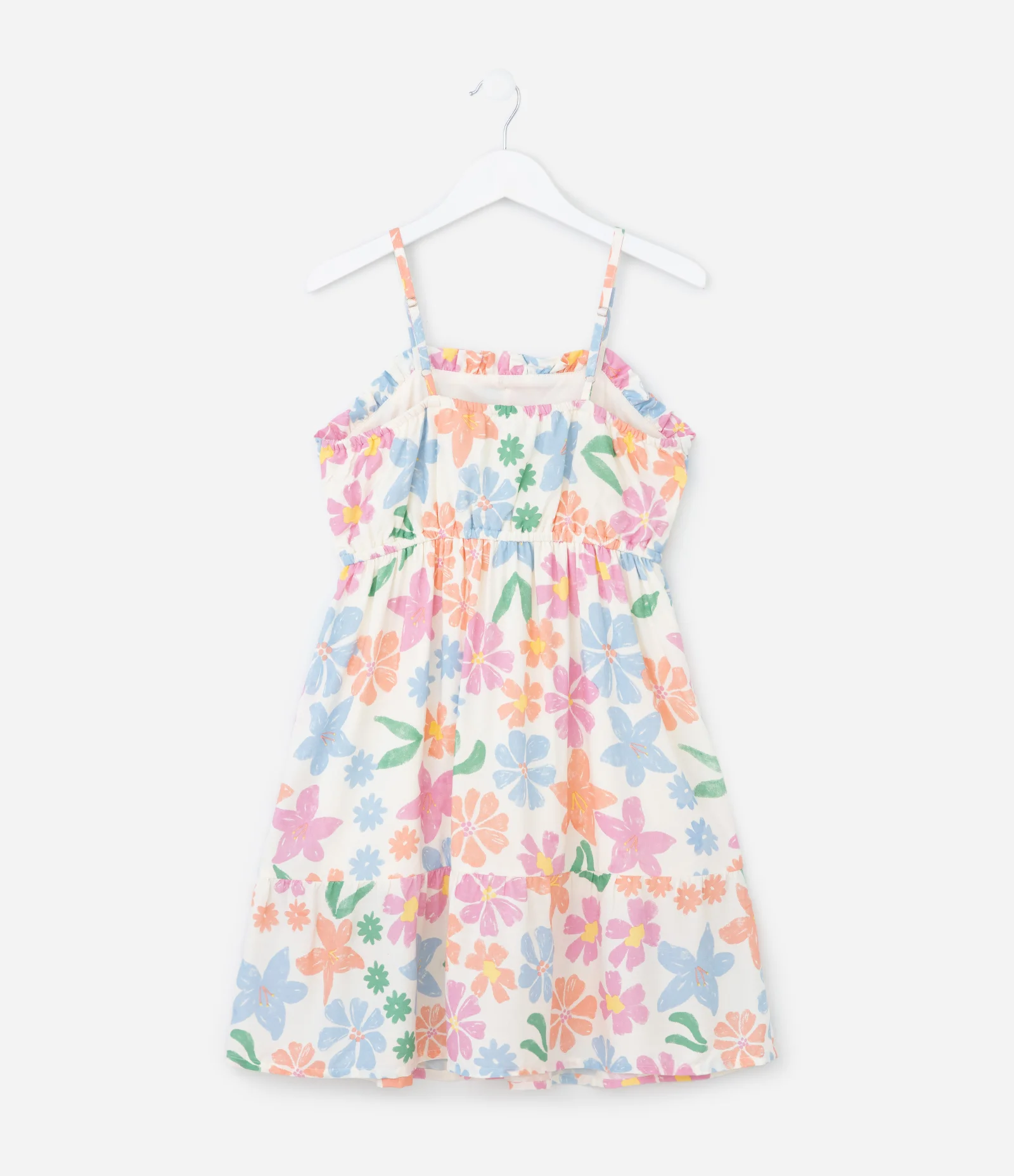 Vestido Infantil com Estampa Floral - Tam  5 a 14 Anos Multicores 2
