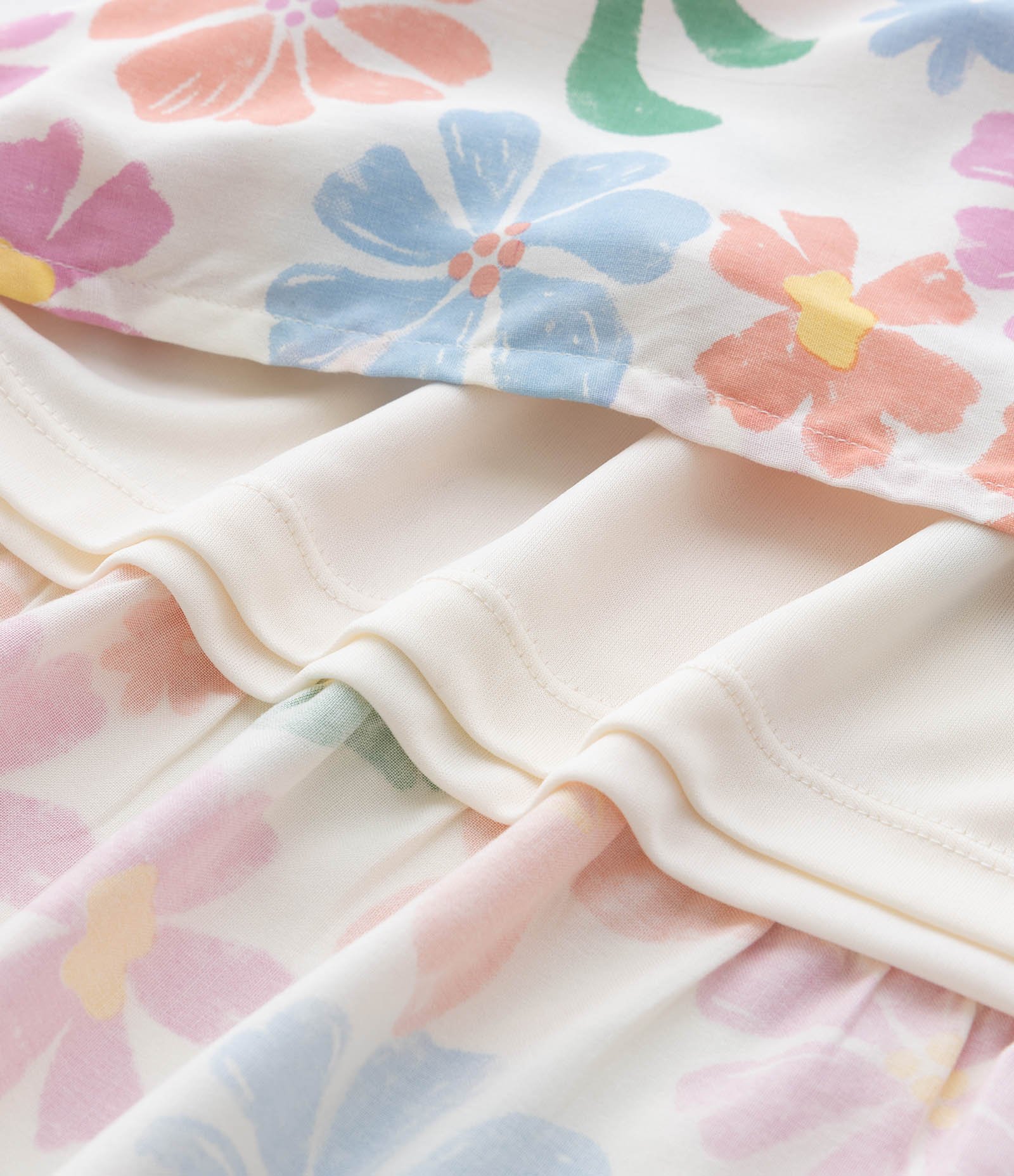 Vestido Infantil com Estampa Floral - Tam  5 a 14 Anos Multicores 4