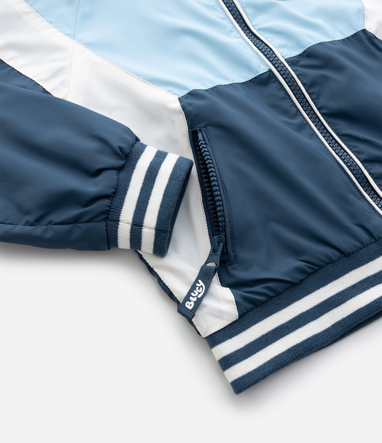 Jaqueta Infantil Quebra-Vento com Estampa Bluey – Tam 1 a 6 Anos Azul 4