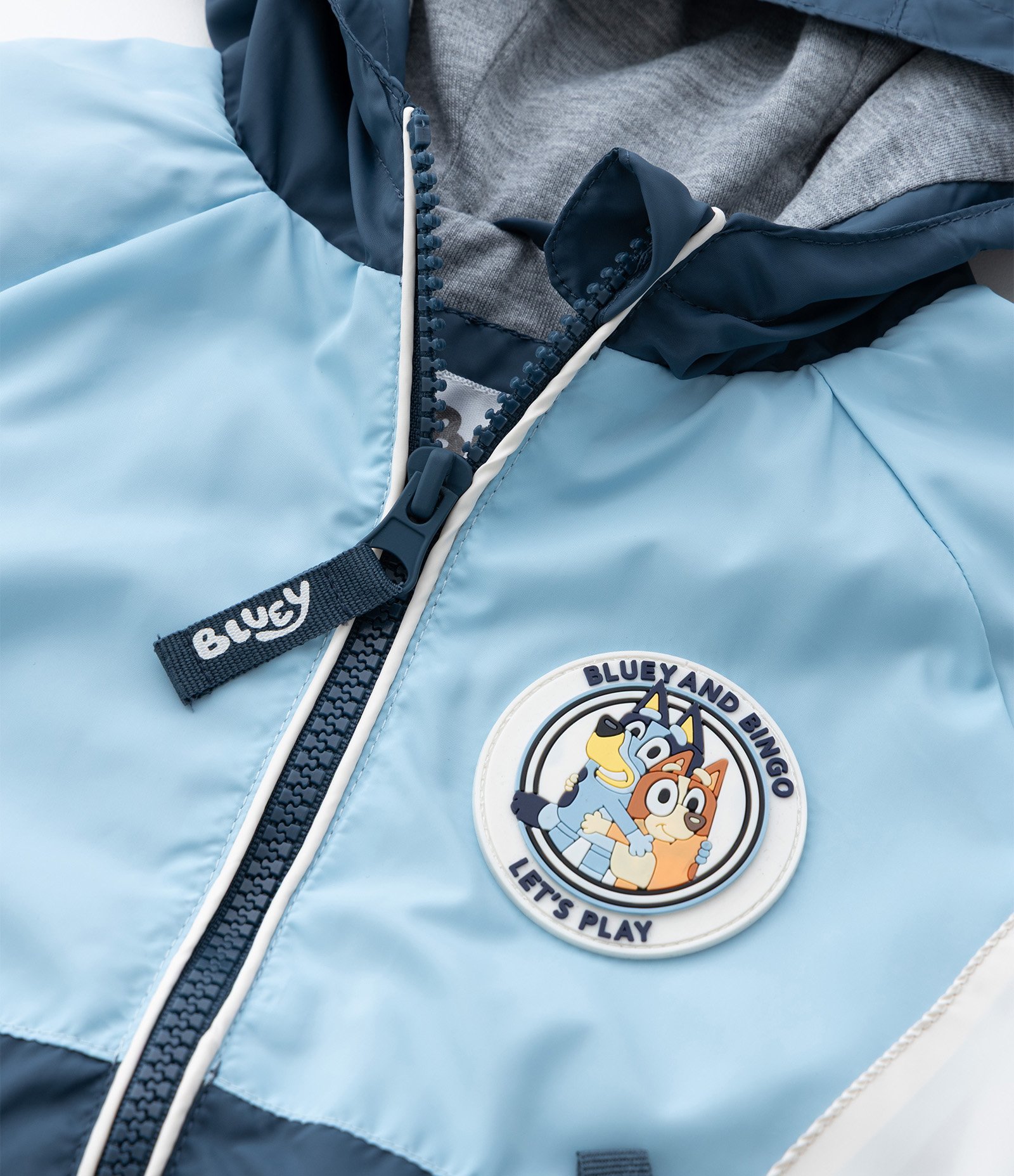 Jaqueta Infantil Quebra-Vento com Estampa Bluey – Tam 1 a 6 Anos Azul 6