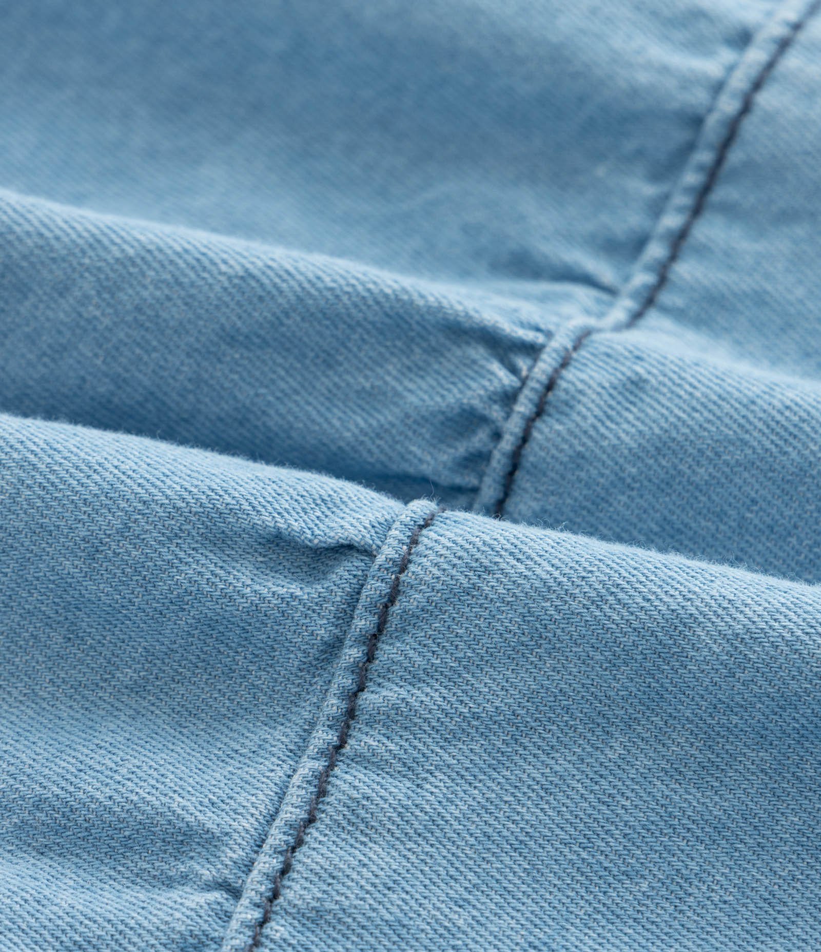 Vestido Curto em Jeans com Babados e Cinto Faixa Curve & Plus Size Azul 3